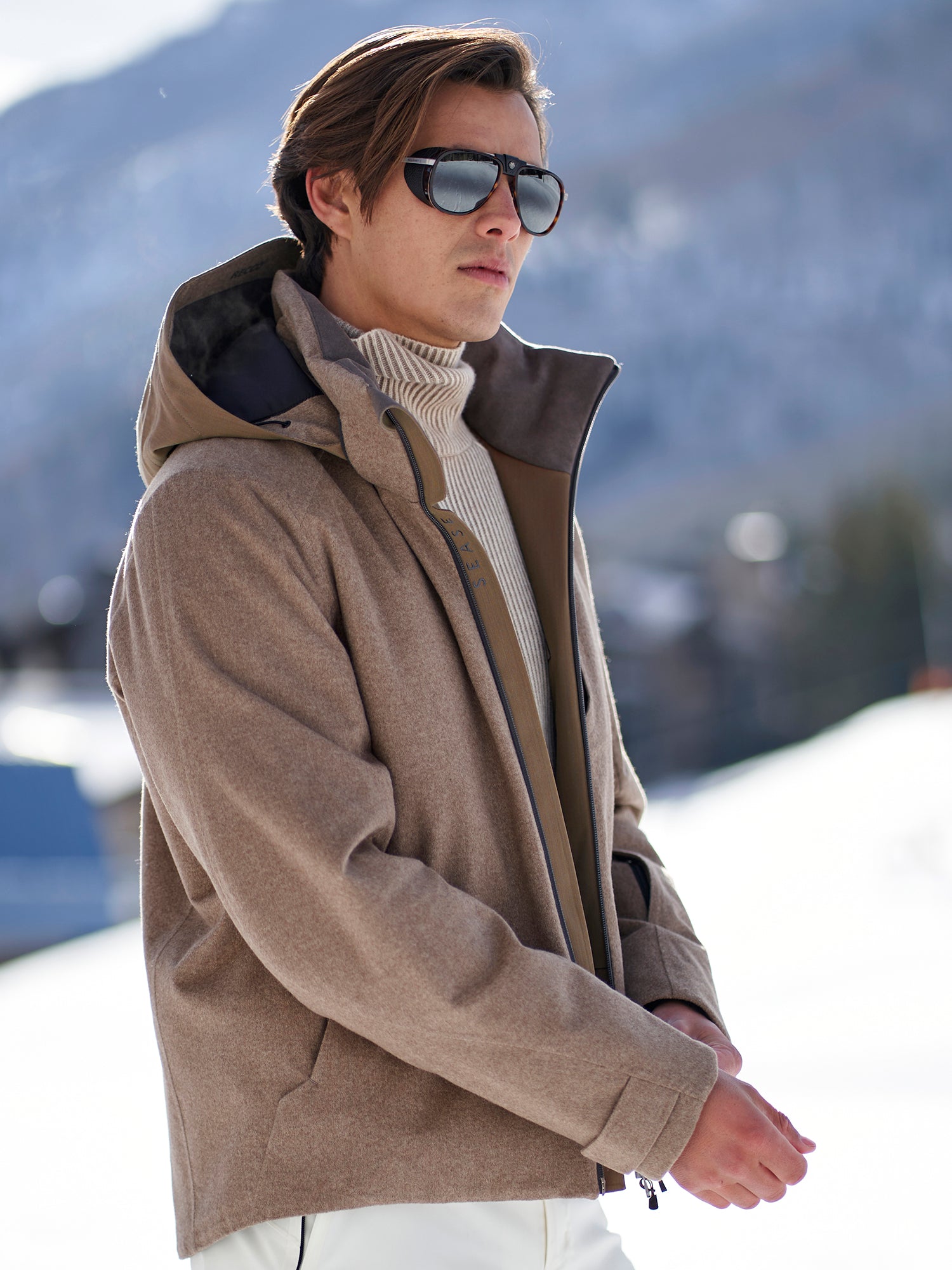 Premium Balma Tec Cashmere Ski Jacket - Warm & Waterproof Winter Coat for Men & Women - Perfect for Skiing, Snowboarding & Outdoor Adventures