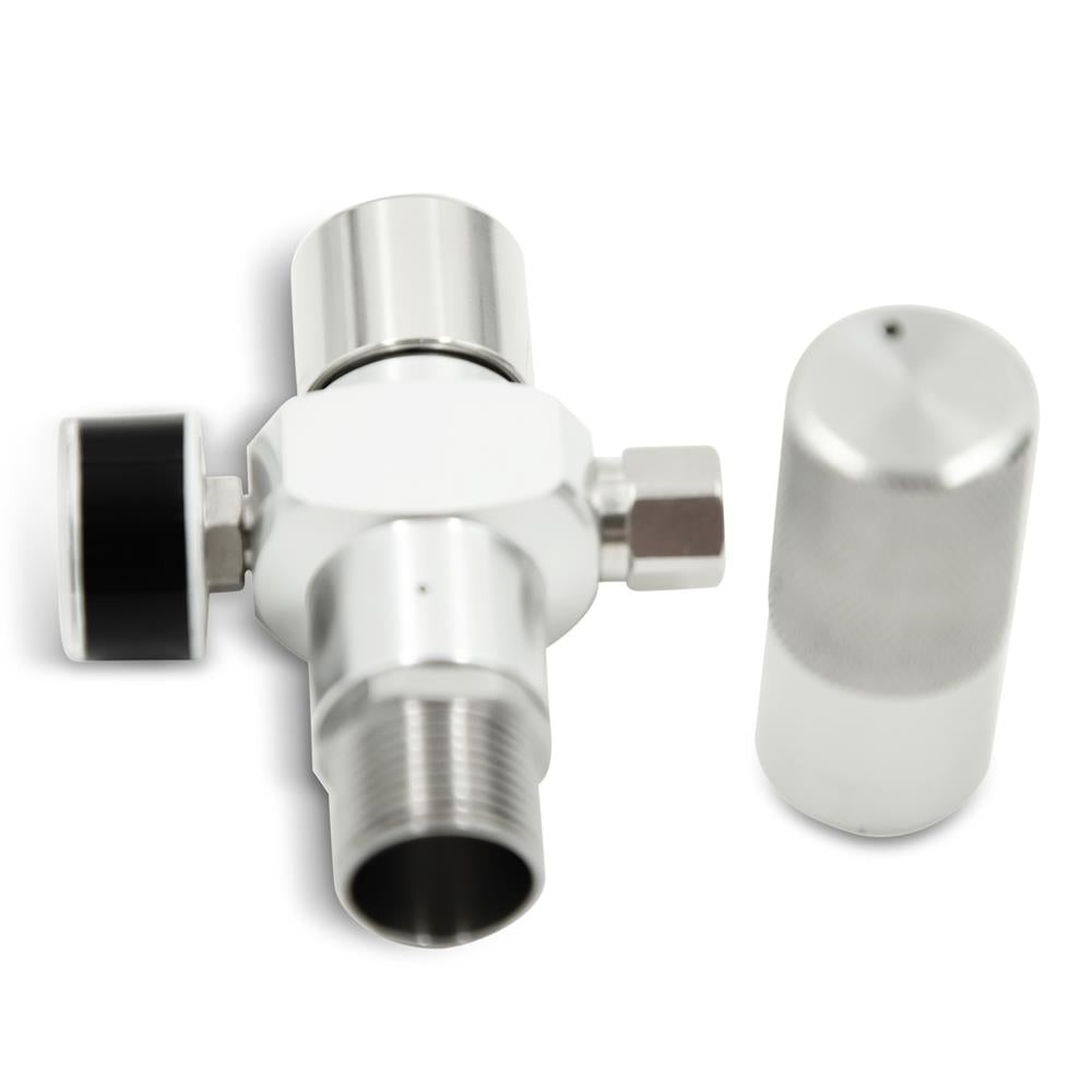 Premium Nitrogen Regulator with Cartridge Holder - High Pressure Gas Flow Control for Homebrewing, Beer Dispensing & Draft Systems