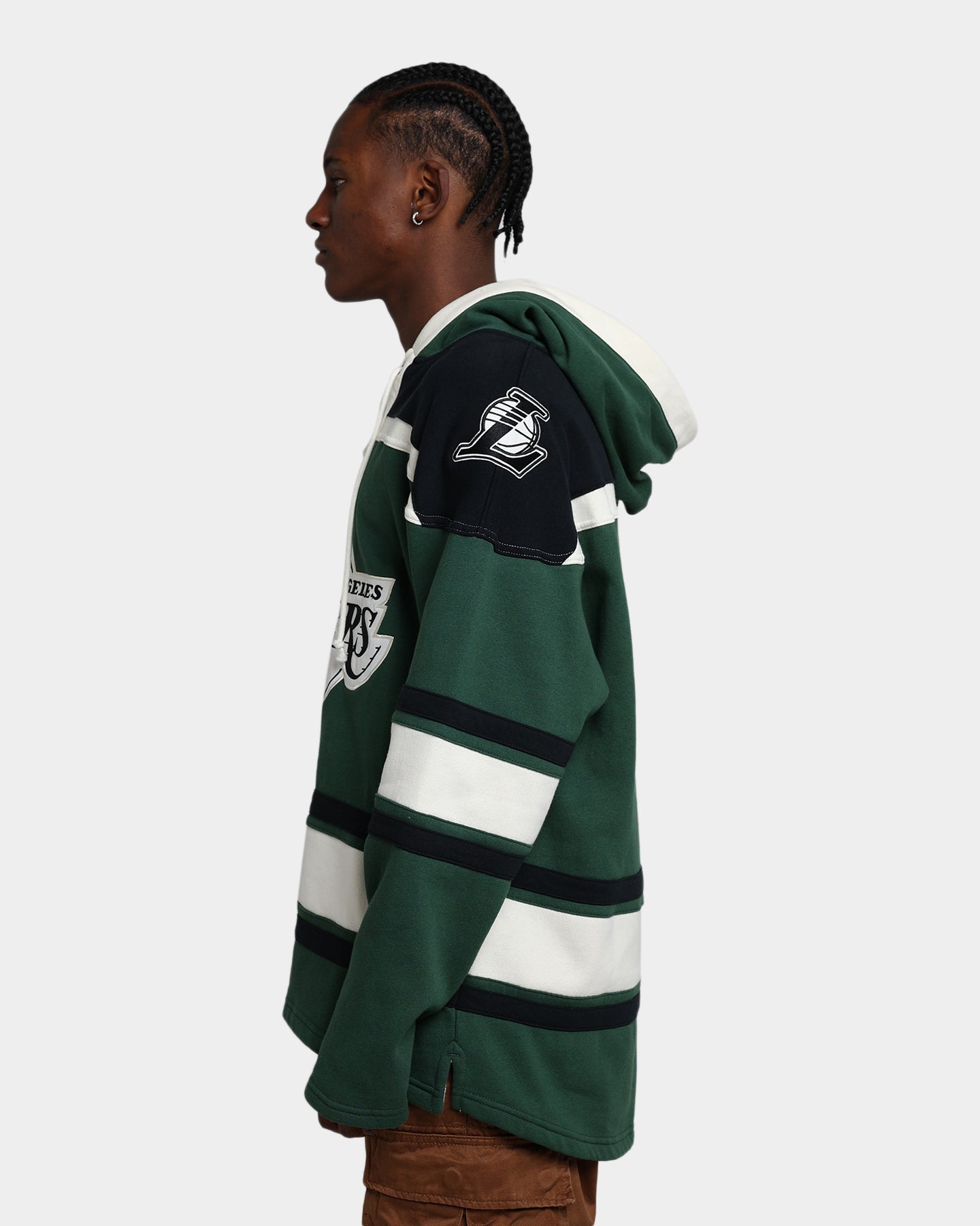 47 Brand Los Angeles Lakers Superior Lacer Hoodie - Dark Green NBA Fan Gear for Men & Women - Perfect for Game Day, Streetwear & Casual Outfits