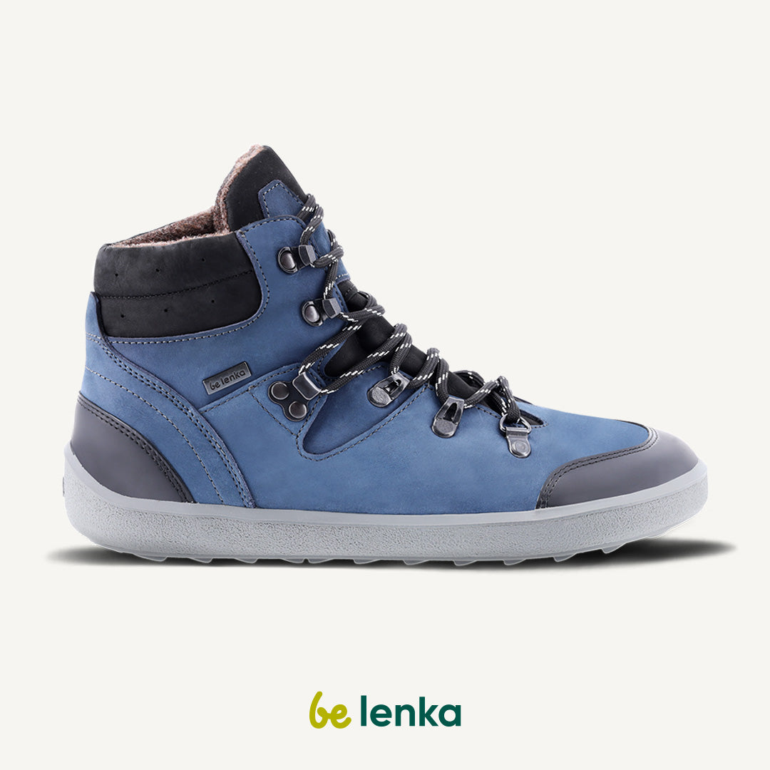Barefoot Shoes for Men & Women - Be Lenka Ranger 2.0 Minimalist Trail Running Shoes in Dark Blue | Lightweight & Flexible for Hiking, Walking & Outdoor Activities