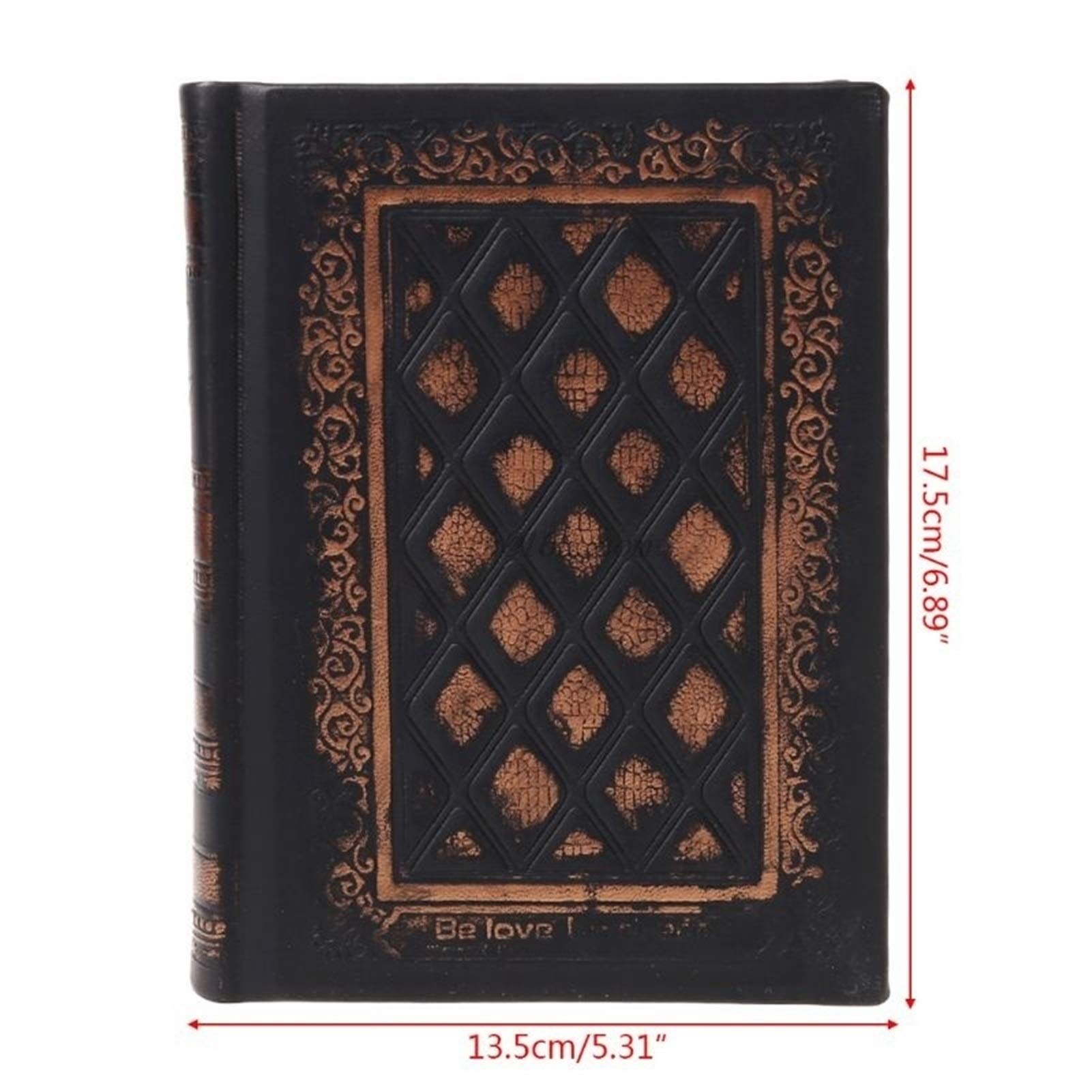 Vintage Leather Journal Notebook - Retro Hard Cover Blank Sketchbook for Writing, Drawing & Travel | Perfect Diary, Gift & Stationery for Students, Artists & Writers