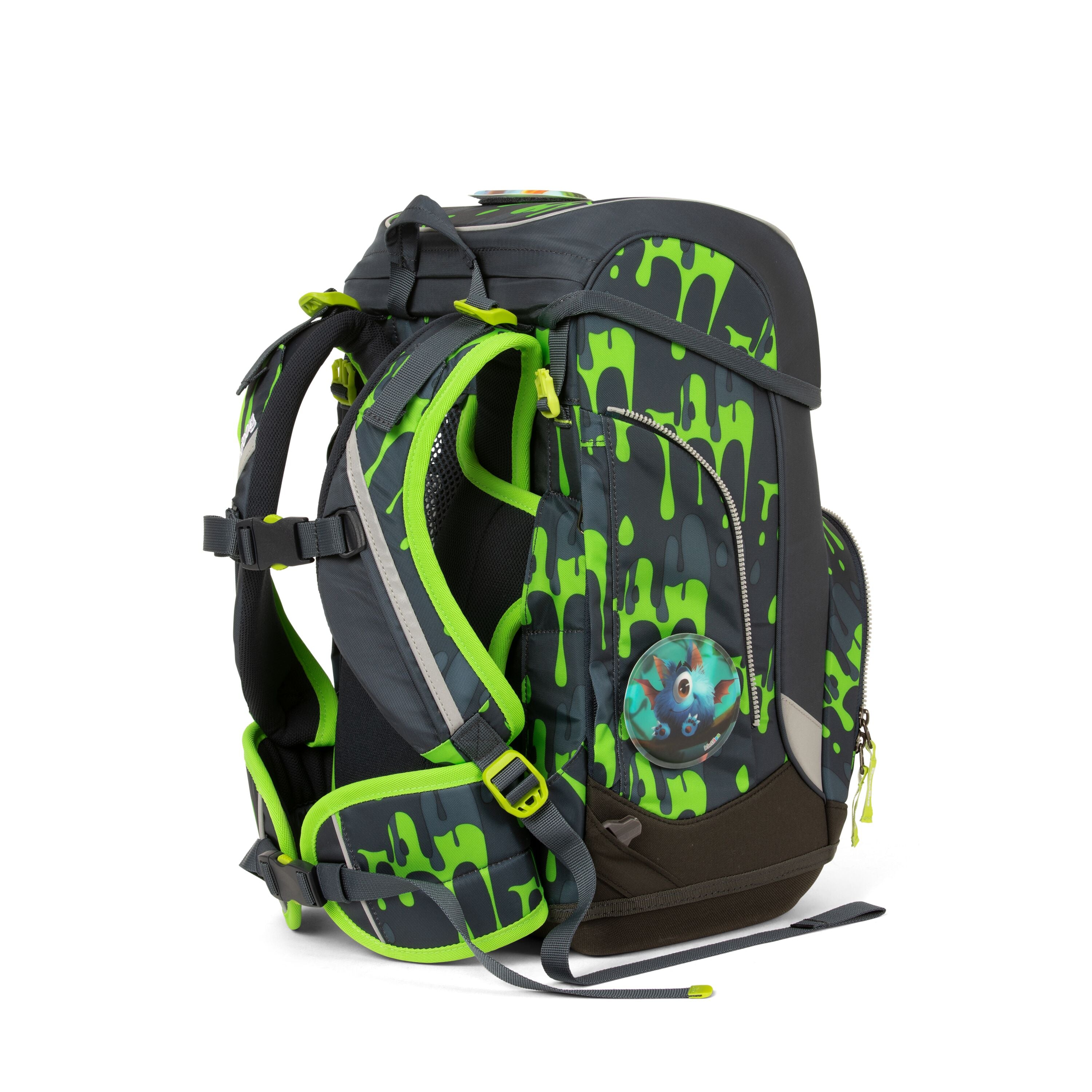 Ergobag SET Cubo 5-Piece School Backpack with Glibbbär - Perfect for Kids' School, Travel & Outdoor Adventures