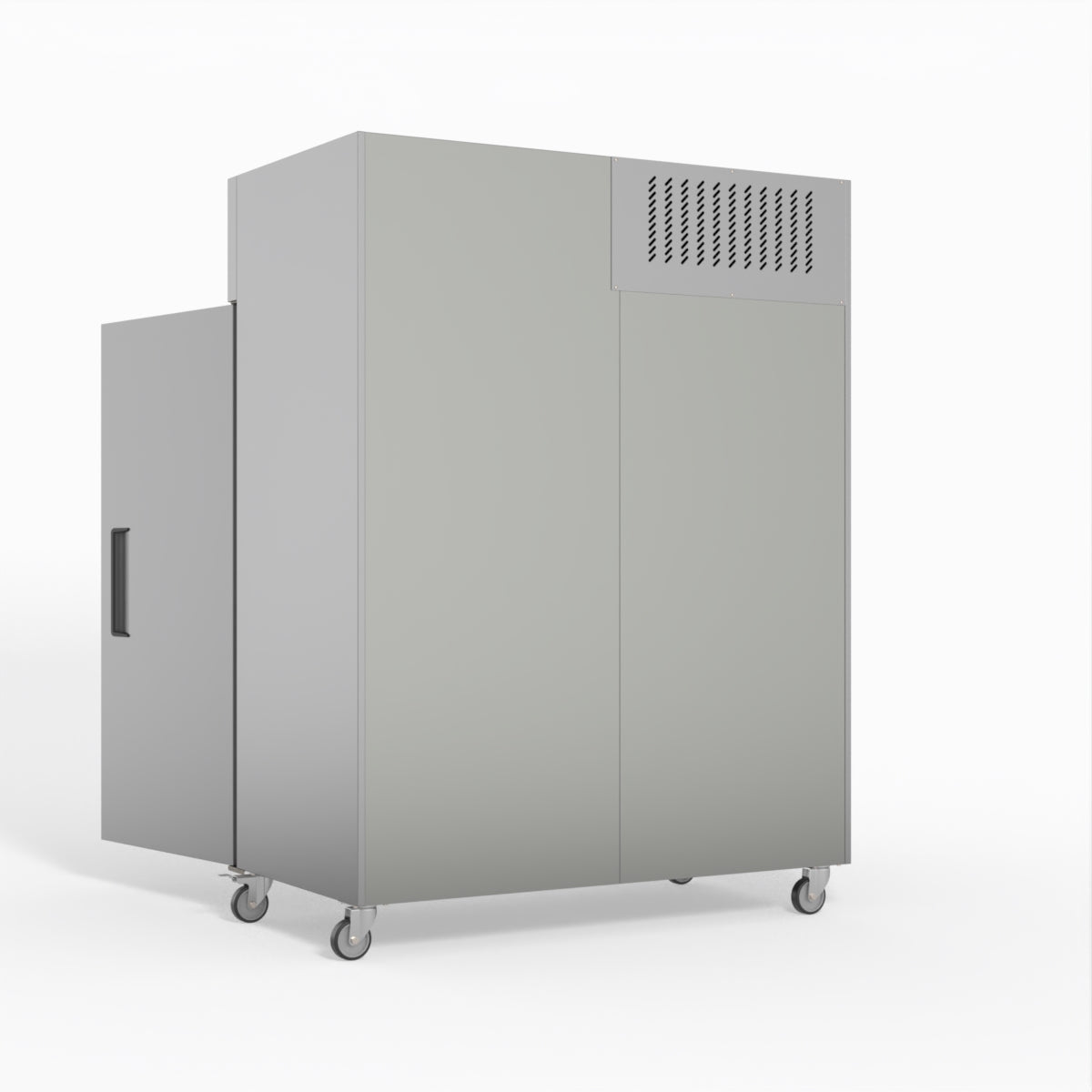 1300L Upright Double Door Stainless Steel Commercial Refrigerator - Perfect for Restaurants, Grocery Stores & Catering Businesses