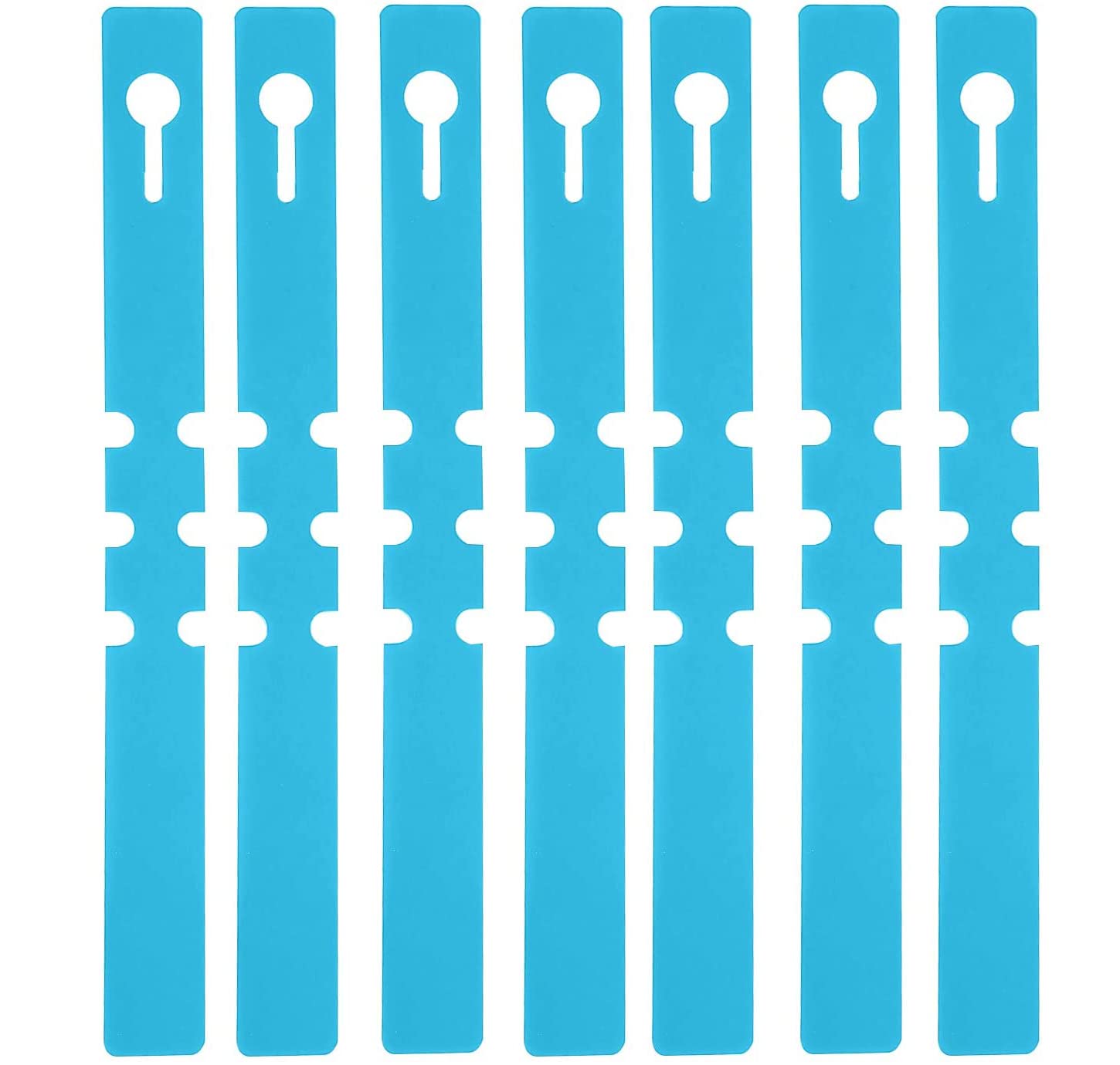 KINJOEK 1200PCS Blue Plant Labels - Adjustable Garden Tags for Seedlings & Herbs