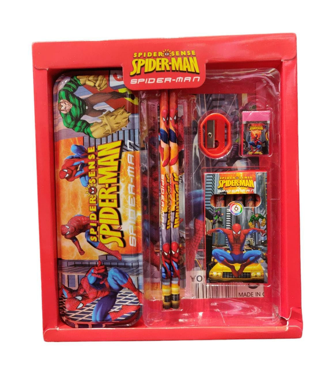 Nimrat's World Spiderman Stationery Kit Set for Kids - School Supplies, Birthday Return Gifts, Party Favors, Back to School Essentials | Perfect for Classroom, Homework & Gift Giving