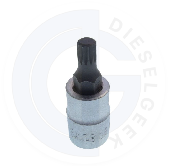M8 Triple Square Socket Bit - High-Quality Metric Socket for Automotive & DIY Repairs - Perfect for VW, Audi, BMW & More - Ideal for Engine, Transmission & Suspension Work
