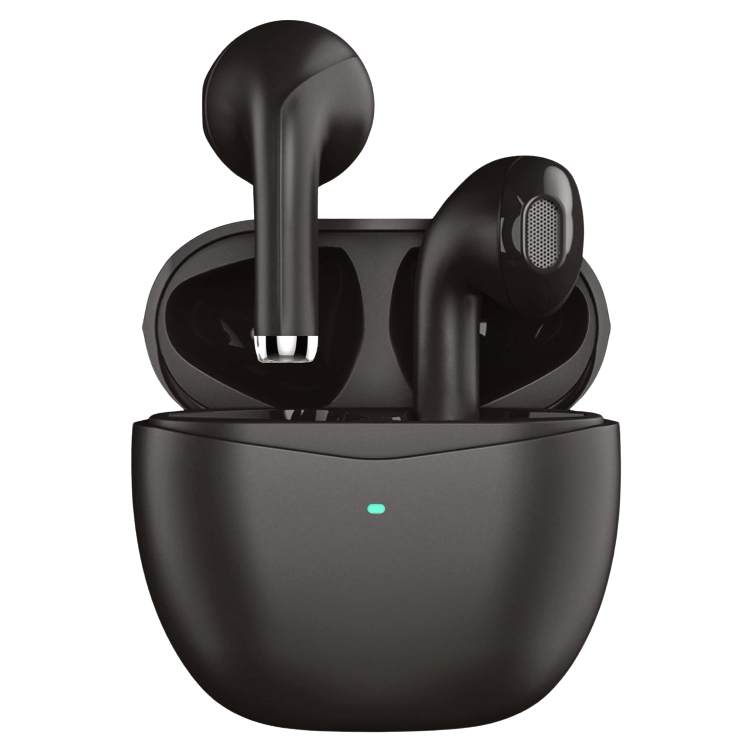 WATCHEM Wireless Earbuds TWS Bluetooth 5.0 in-Ear Headphones with Fast Charging Case, IPX5 Waterproof, AI Noise Cancellation - Perfect for Gym, Running, Workout & Travel (Black)