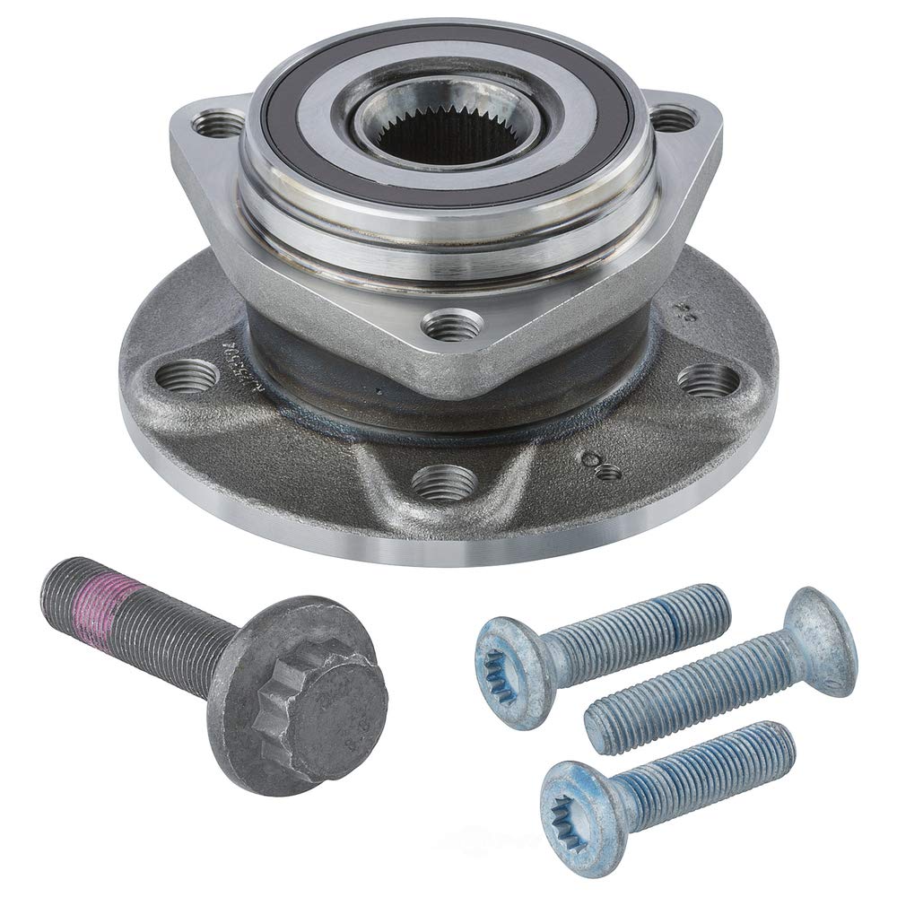 Premium Front Wheel Bearing and Hub Assembly for 2018 Audi A3 Progressiv 2.0L (85mm Bearing OD, 312mm Rotor) - 2 Year Warranty - Perfect for Smooth Ride & DIY Car Repairs (Package Includes 1 Bearing)