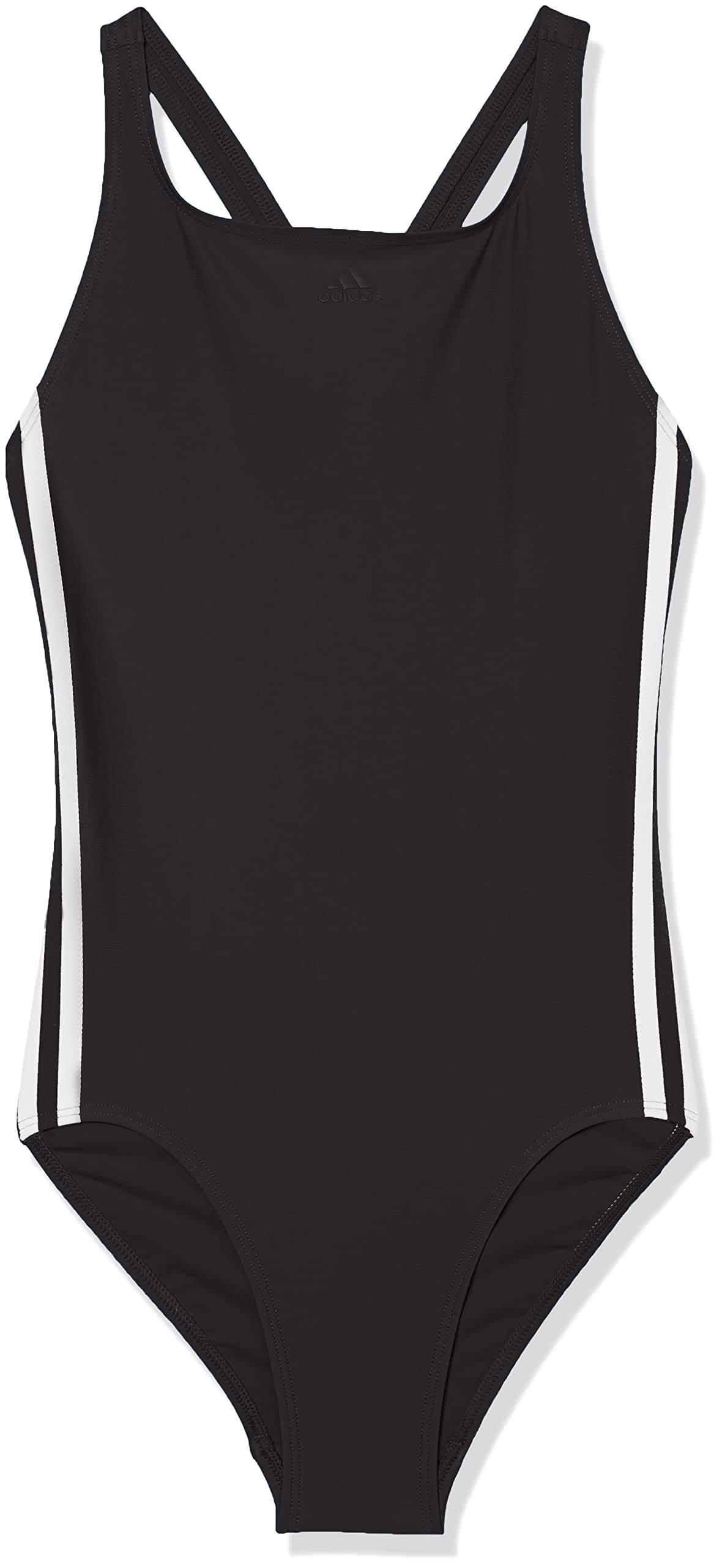 Adidas Girls' Classic 3-Stripes Swimsuit - Comfortable & Stylish One-Piece Bathing Suit for Kids | Perfect for Pool, Beach & Summer Water Activities