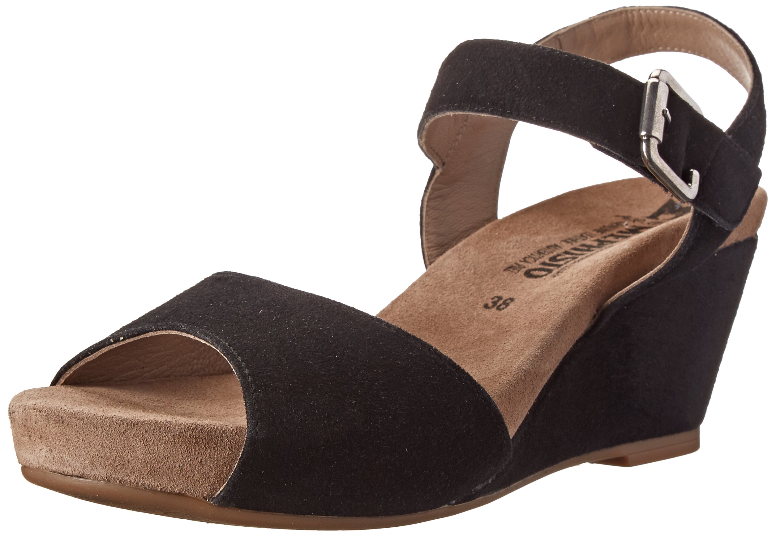 Mephisto Women's Comfort Wedge Sandals - Stylish Summer Casual Shoes for Walking, Travel & Beach | Breathable Leather Footwear with Arch Support