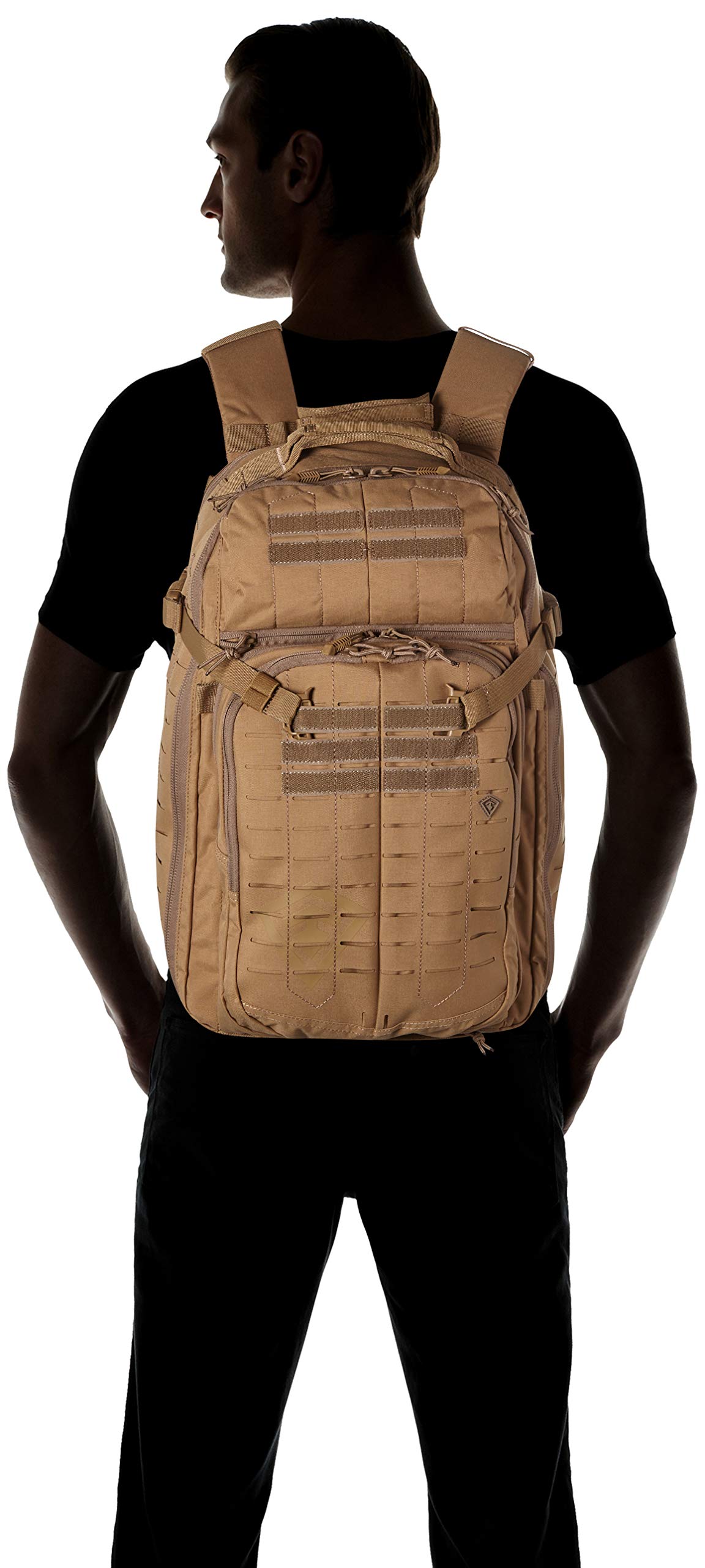 First Tactical Tactix 1-Day Plus Backpack - Durable Military Tactical Backpack for Men & Women - Waterproof Hiking, Travel & Work Backpack with Laptop Compartment - Perfect for Outdoor Adventures, Commuting & Daily Use