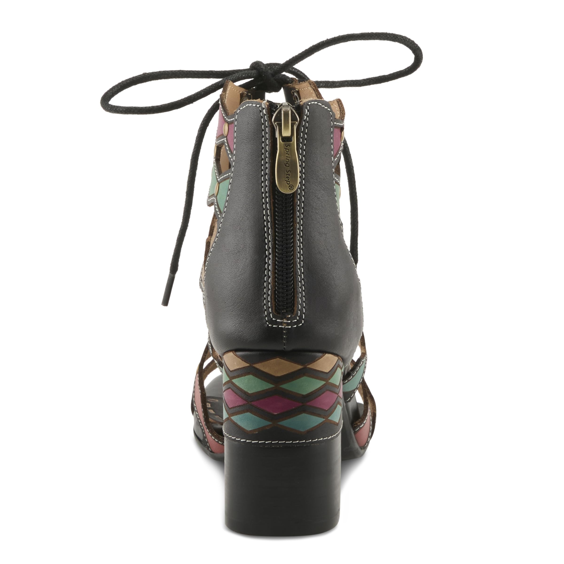 Spring Step L'Artiste Women's Art Deco Sandals - Comfortable & Stylish Open-Toe Shoes for Summer, Beach, and Casual Outings