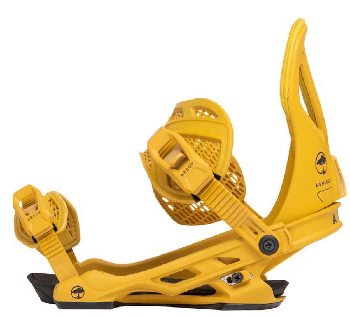 **Arbor Hemlock Snowboard Bindings 2021-2022 | High-Performance Snowboard Bindings for All-Mountain & Freestyle Riding | Perfect for Powder, Park & Backcountry Adventures**