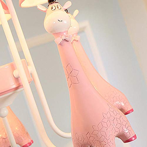 Creative Fabric Pendant Lights for Kids - Pink Children's Bedroom Chandelier, Nursery Ceiling Lamp for Boys & Girls - Perfect for Bedrooms, Playrooms, and Kids' Room Decor