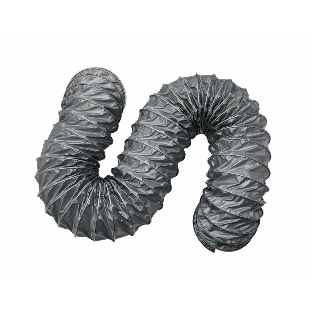 Schweigen 150mm SteelFlex High Performance Safety Ducting - 6Meter Flexible HVAC Ventilation Pipe for Kitchen Exhaust, Workshop Dust Extraction & Industrial Fume Removal