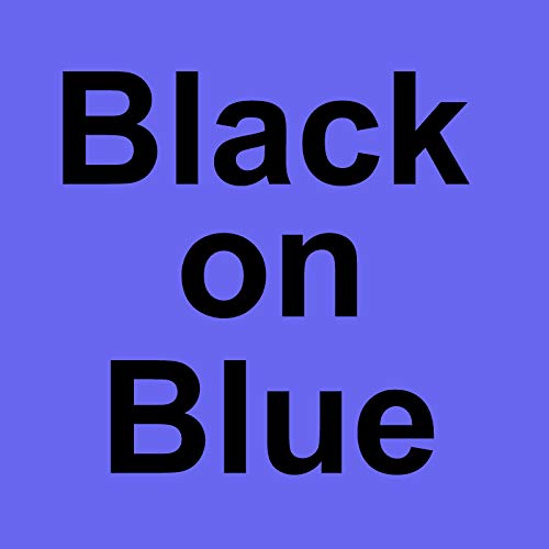 Tze-521 Black on Blue