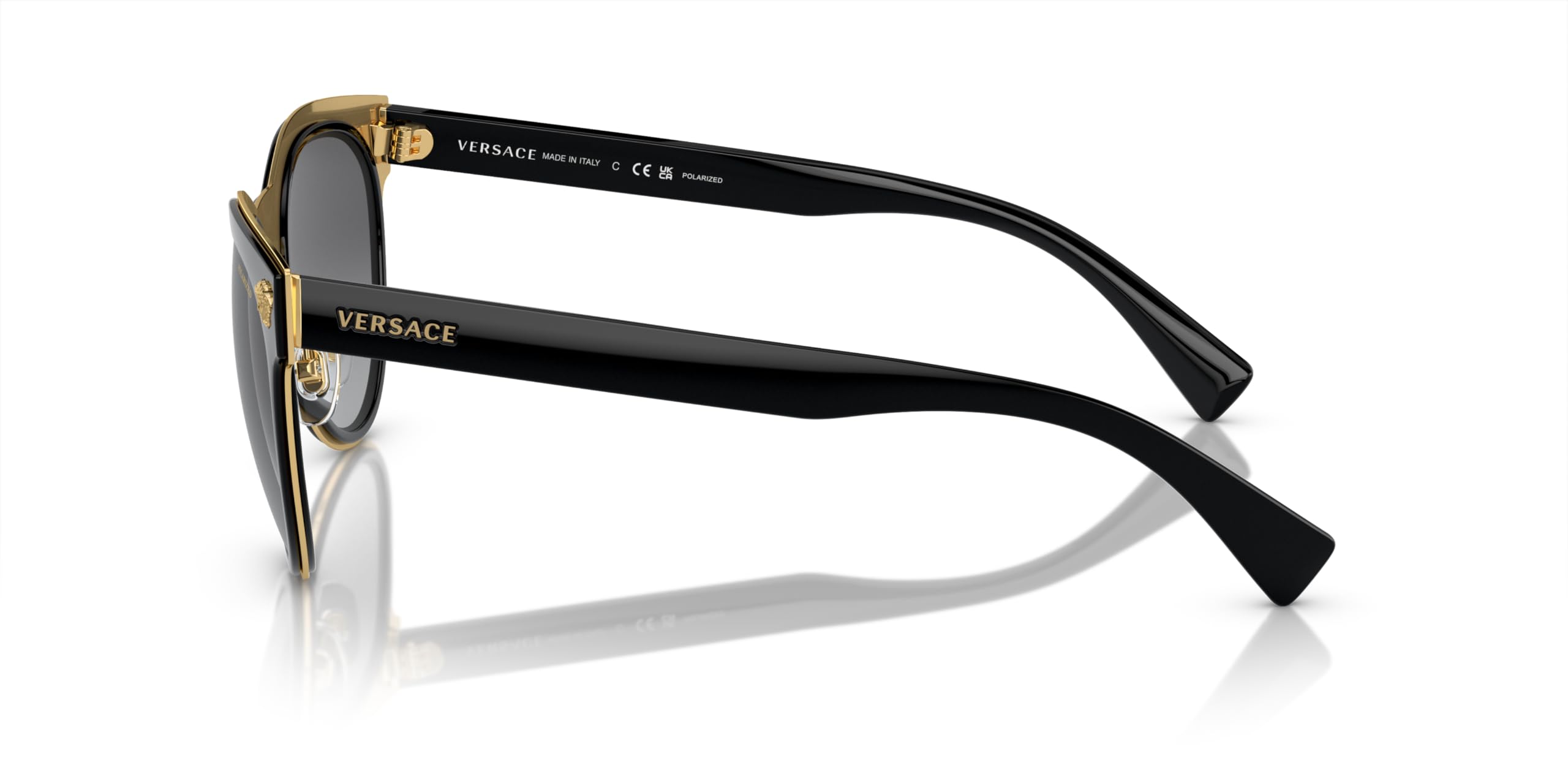 Versace Women's Sunglasses - Metal Frame Designer Shades for Fashion & UV Protection - Perfect for Outdoor, Beach, and Driving