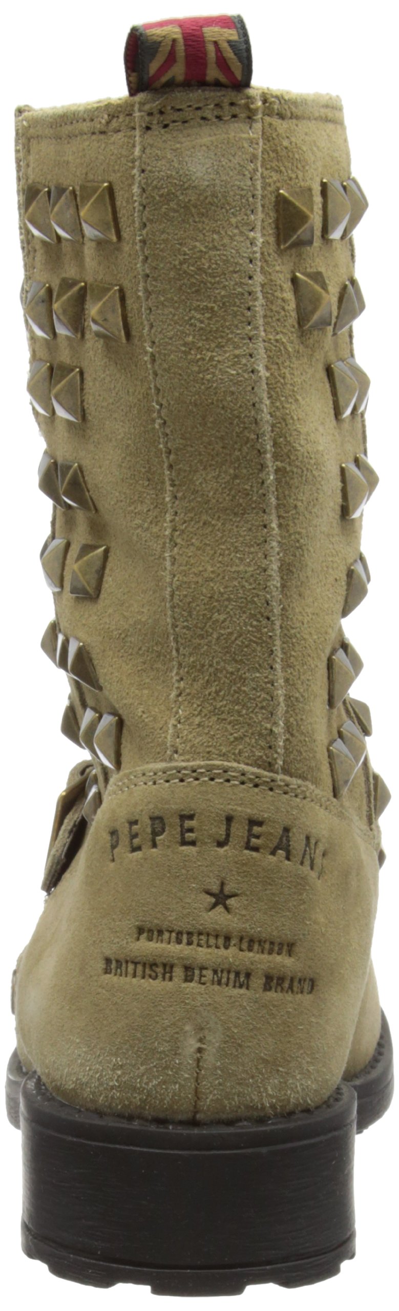 Pepe Jeans Women's Biker Boots - Stylish Leather Ankle Boots for Riding & Fashion | Perfect for Motorcycle, Casual Outfits & Night Out