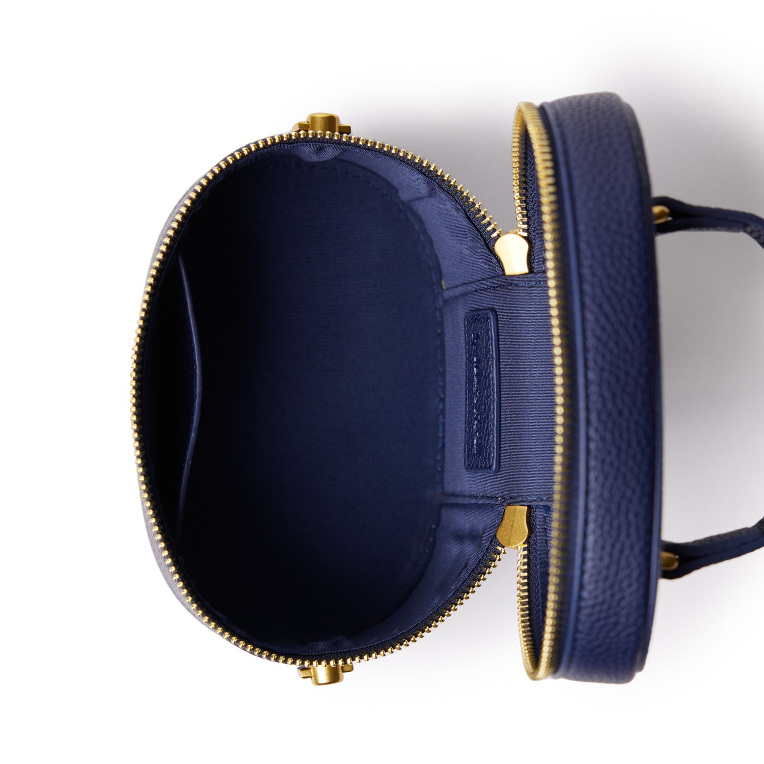Mini Pebble Vanity Bag in Navy - Stylish and Compact Makeup Pouch for Travel, Gym, and Everyday Essentials