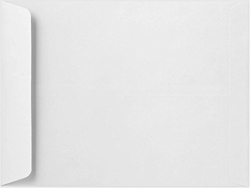 LUXPaper Open End Envelopes 10x15 Inches - 250 Pack Bright White 28lb Text Paper - Perfect for Mailing, Business Correspondence & Invitations