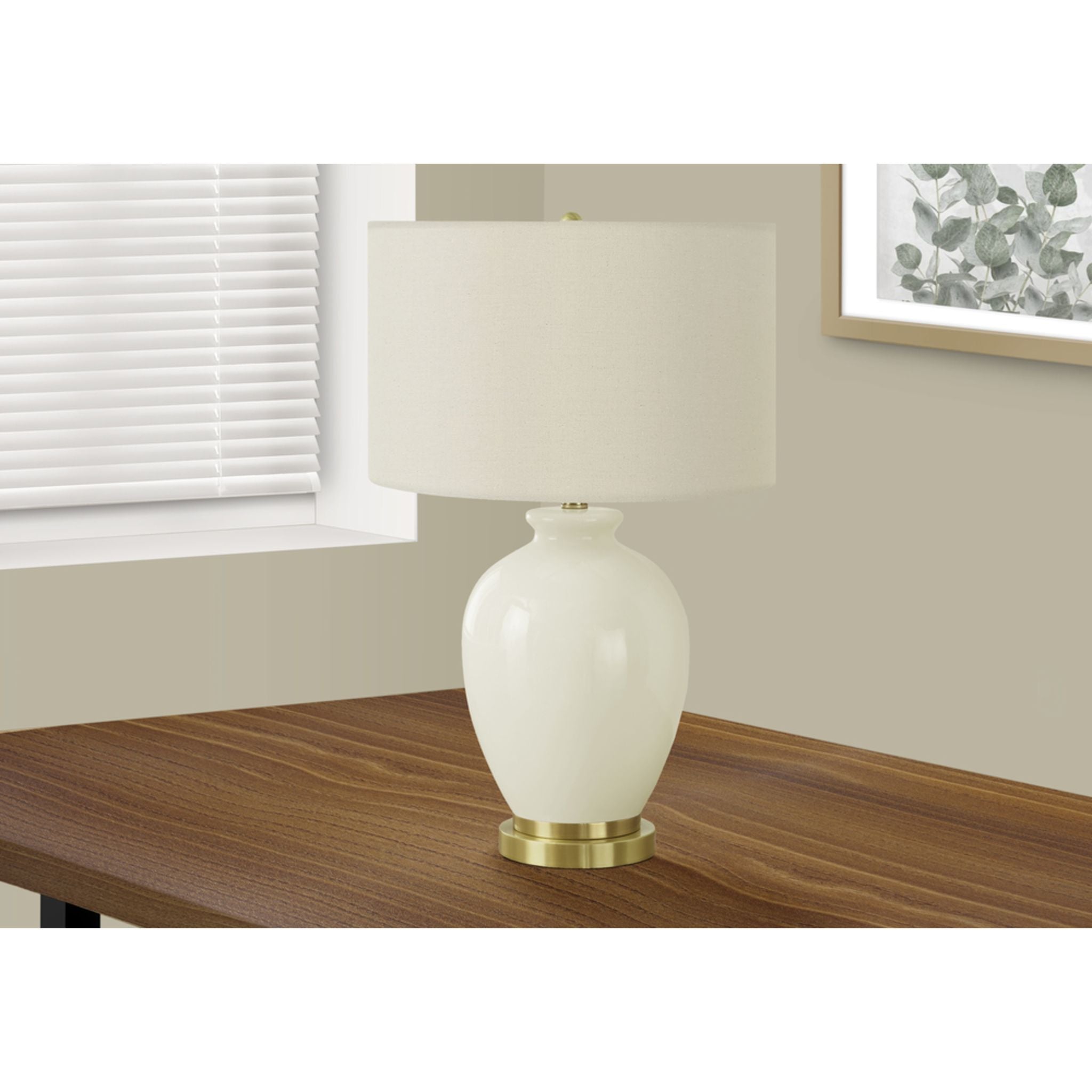Arden Table Lamp - 26 Inch Modern LED Desk Light for Living Room, Bedroom & Office - Adjustable Brightness & Warm White Light