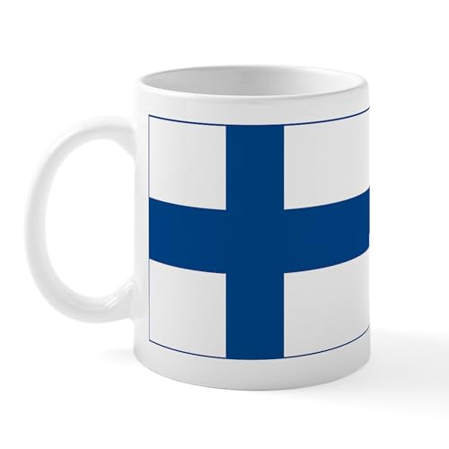 White - Finland Flag Mug