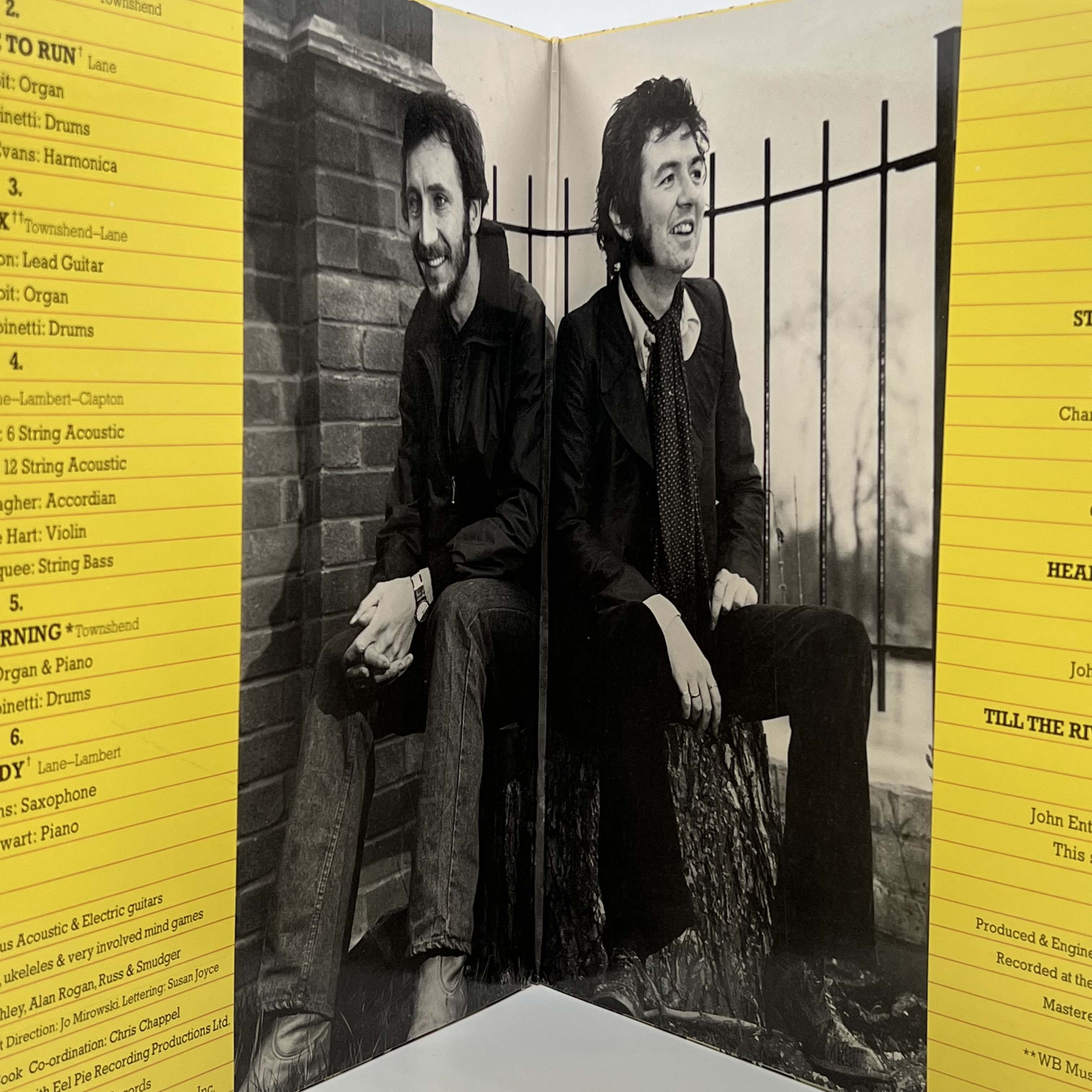 Pete Townshend and Ronnie Lane: Classic Rock Music Legends - Perfect for Vinyl Collectors and Classic Rock Fans