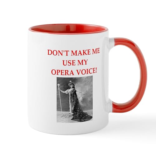 White/Red Inside - OPERA Mugs