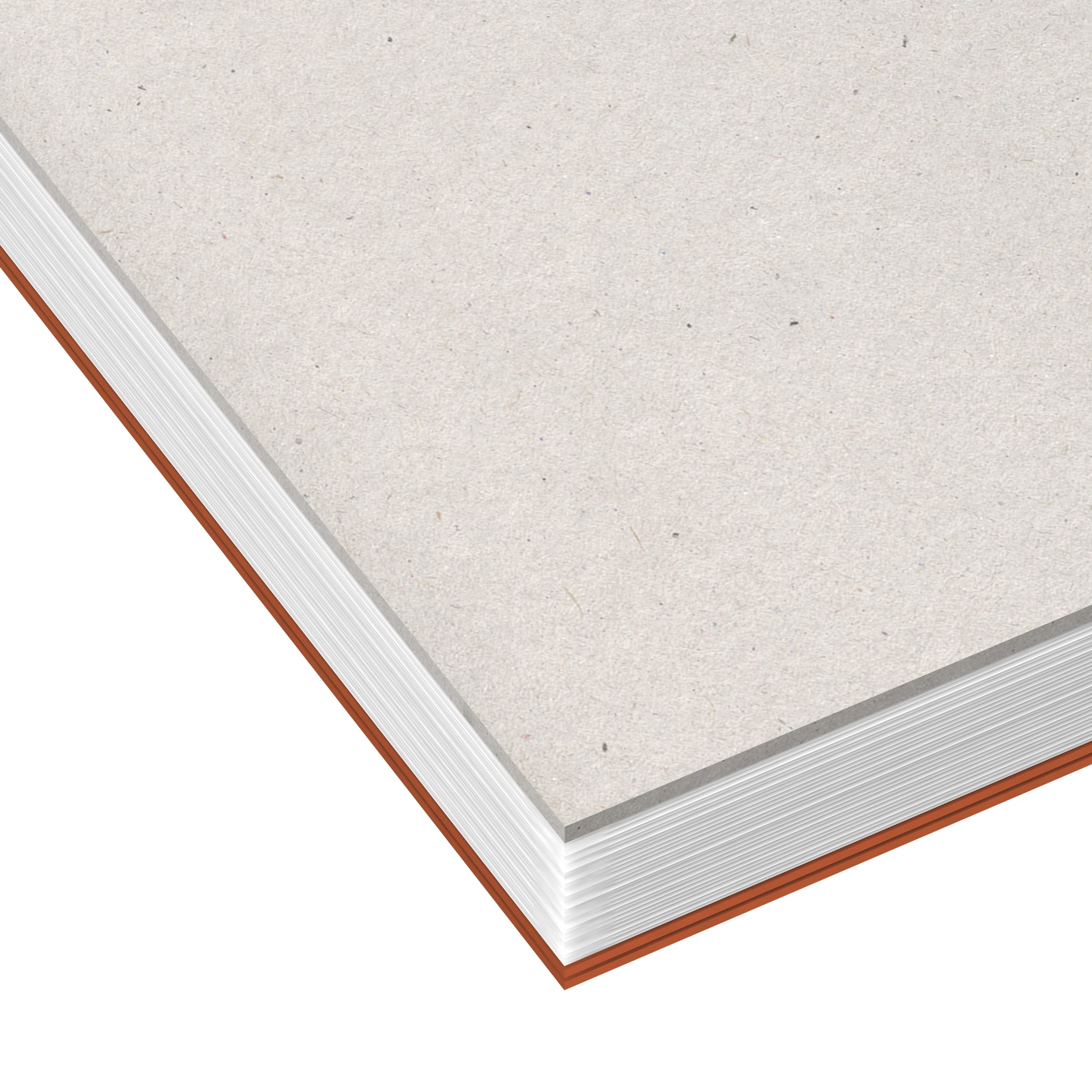 5-Pack Oxford Notepads - Large Squares Seyès-Ruled 160 Pages A4 Size Orange - Perfect for School, Office & Journaling