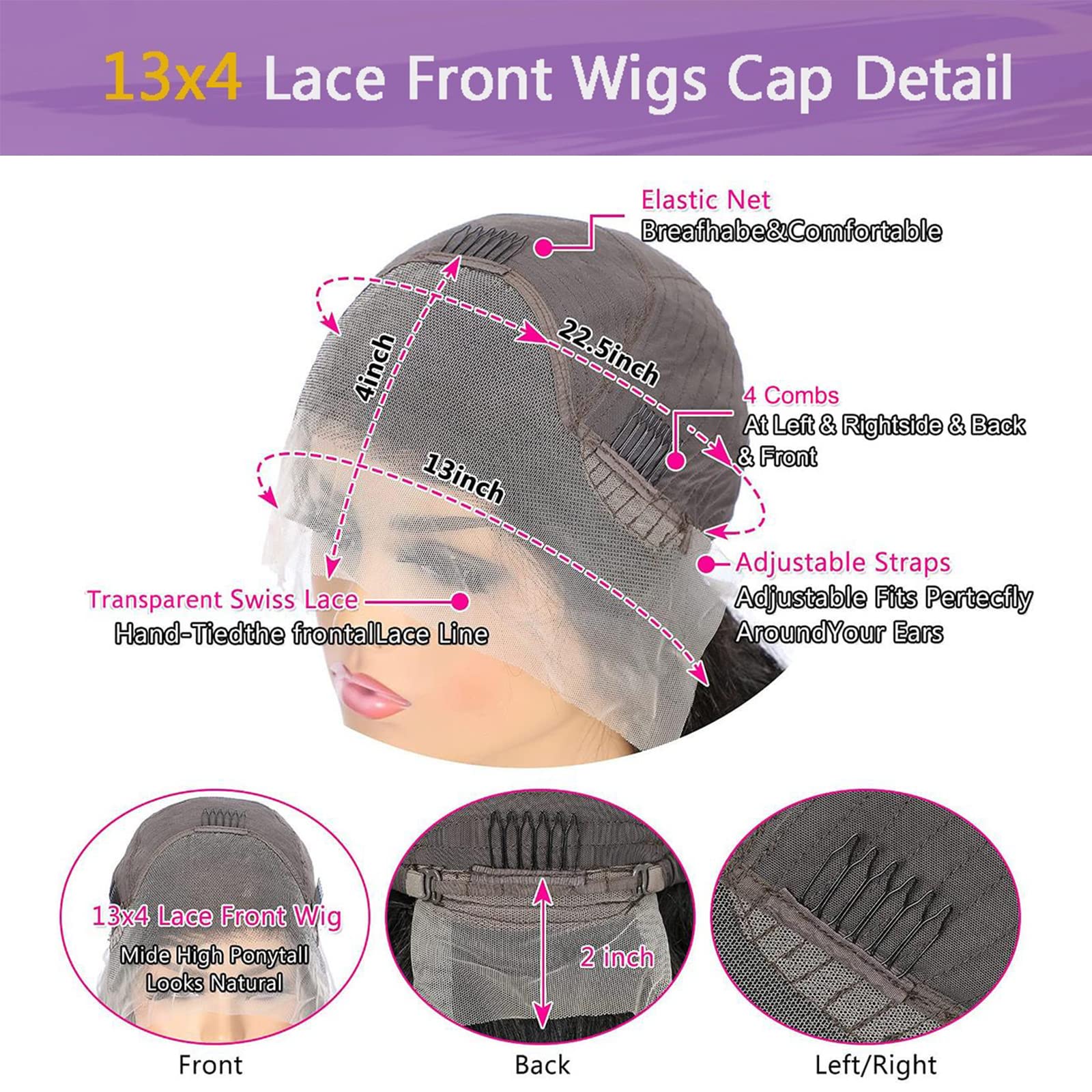 13x4 Transparent Lace Front Human Hair Wig - 28 Inch Ombre Honey Blonde to Brown Deep Curly Brazilian Virgin Hair - Pre Plucked 150 Density Lace Front Wig for Black Women | Perfect for Daily Wear, Parties & Special Occasions