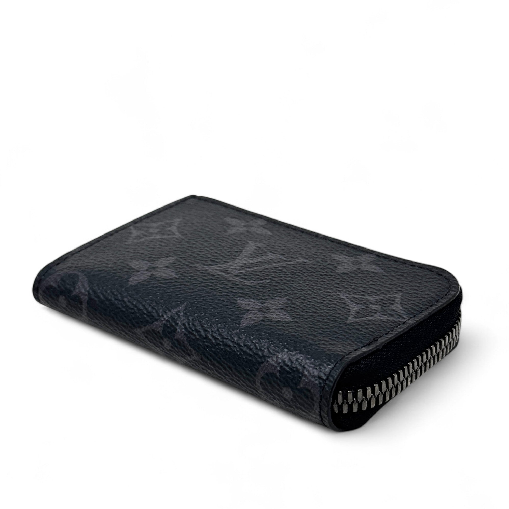 Louis Vuitton Eclipse Zipped Coin Wallet - Slim RFID Blocking Card Holder for Men - Perfect for Travel, Business & Everyday Essentials