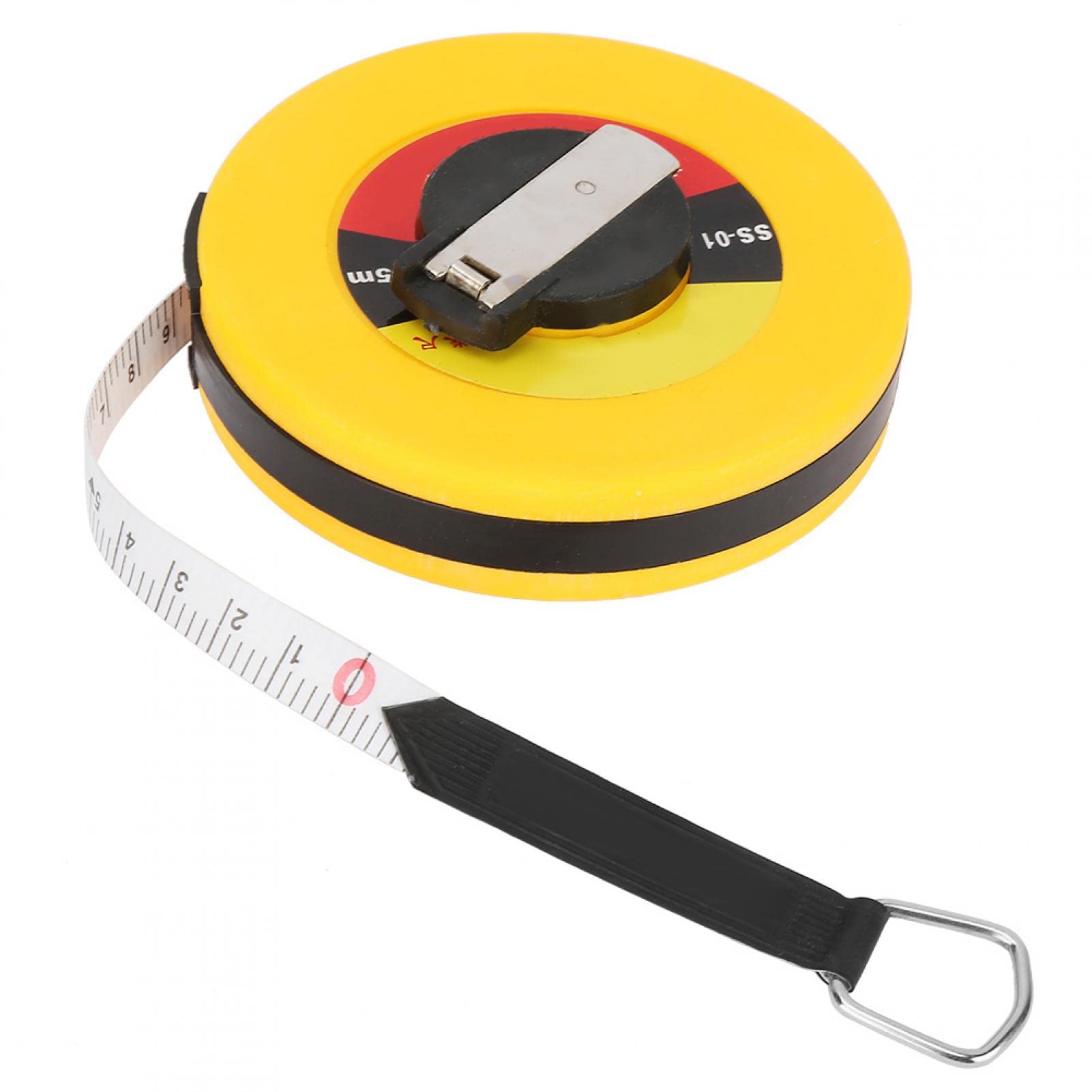 **Soft Fiberglass Measuring Tape for Body & Tailoring - 15M/50ft Retractable Sewing Ruler with Dual Scale (Inch/Metric) - Perfect for Dressmaking, Fitness Tracking & Home DIY Projects**