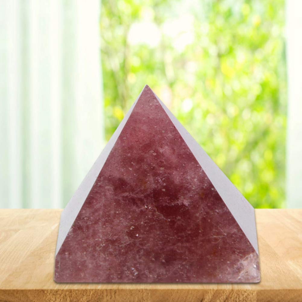 01 Durable Exquisite Pyramid Crystal - Elegant Home Decor & Thoughtful Gift for Family & Friends | Perfect for Feng Shui, Meditation Spaces & Shelf Displays