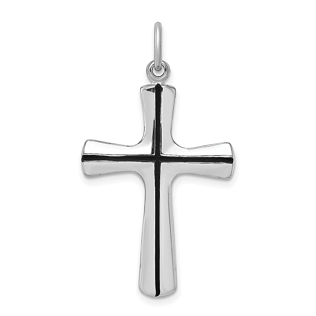 925 Sterling Silver Enamel Cross Pendant Necklace for Women - Religious Jewelry Gift for Her - Perfect for Church, Baptism, Confirmation & Everyday Wear