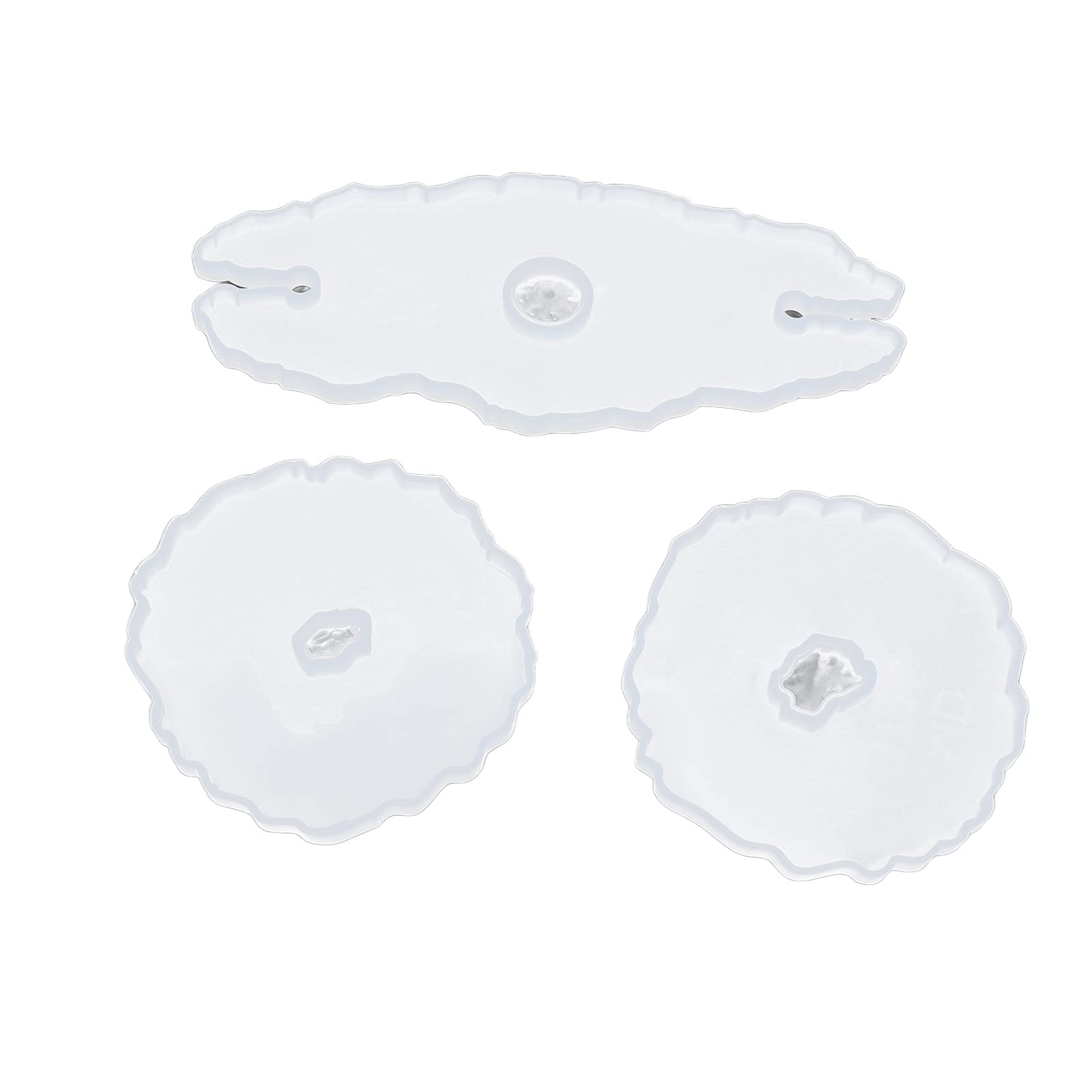 3Pcs DIY Epoxy Resin Molds for Wine Rack, Wine Glass Holder & Coaster - Reusable Silicone Molds for Crafting, Home Decor & Party Supplies (Perfect for DIY Gifts, Wine Accessories & Bar Decorations)