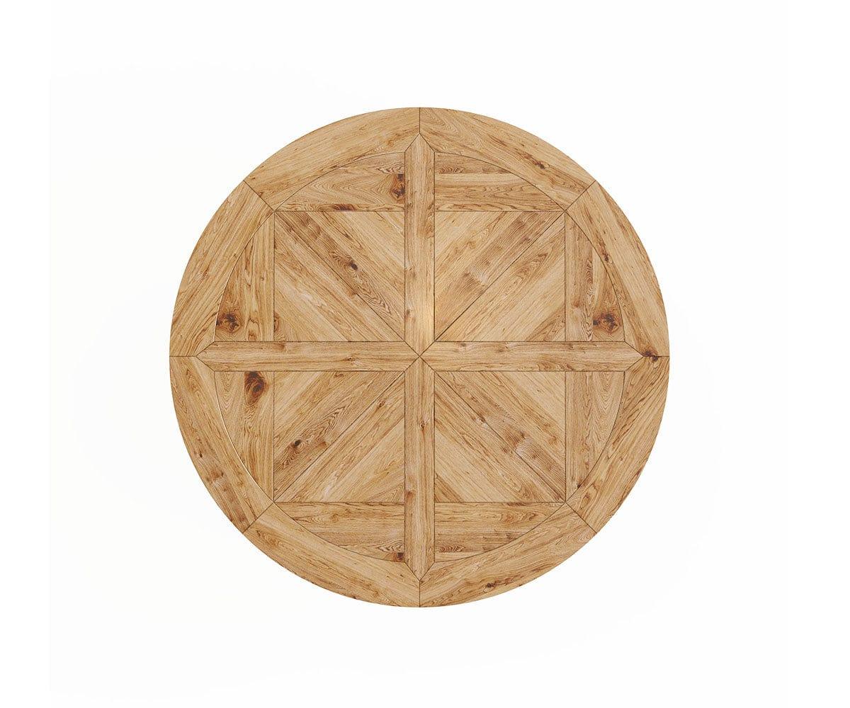 Round Dining Table for 4 - Modern Wooden Kitchen Table for Small Spaces - Perfect for Breakfast Nook, Apartment Dining, and Cozy Family Meals