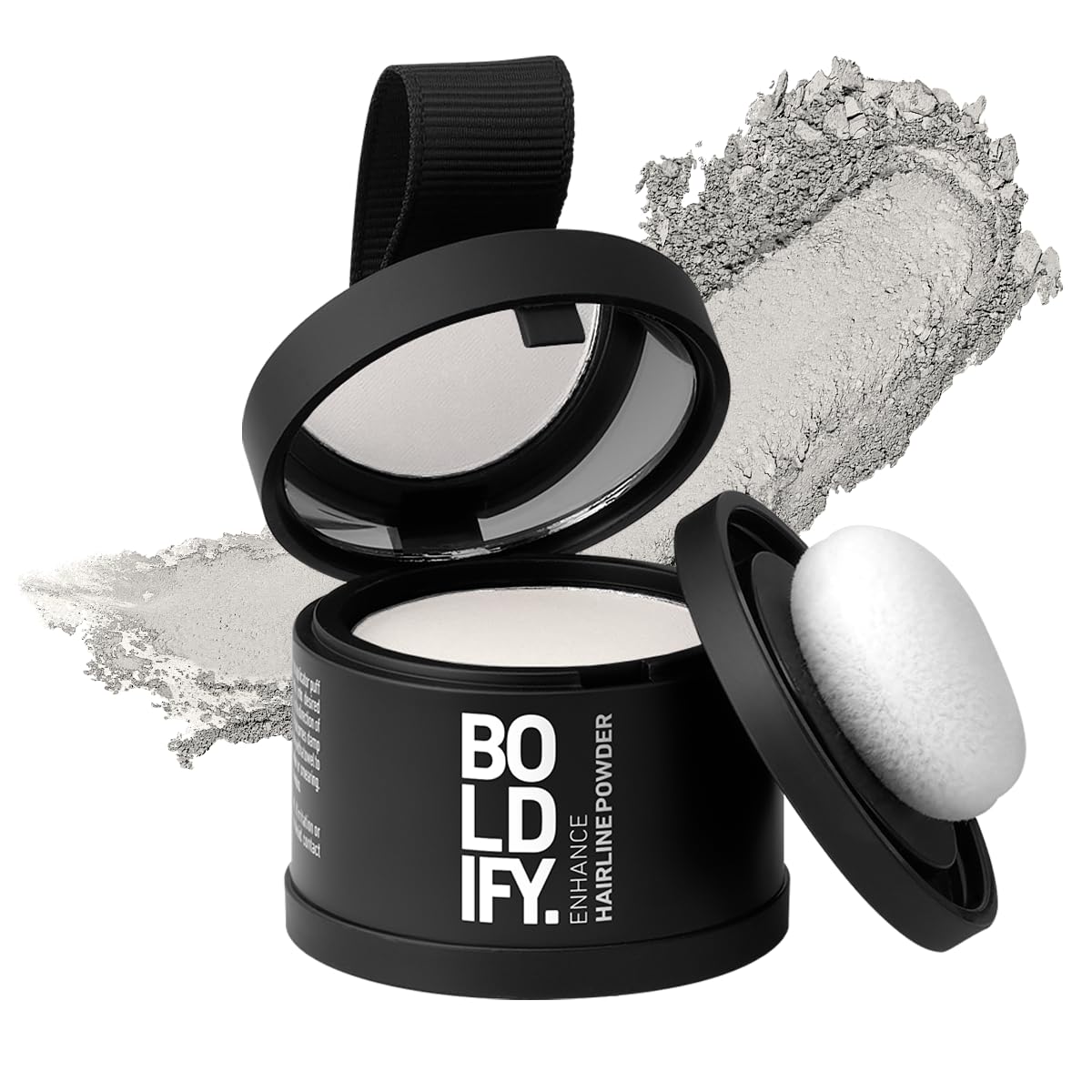 BOLDIFY Hairline Powder for Gray Coverage & Bald Spot Concealer - Root Touch Up Hair Color for Women & Men - 48-Hour Stain-Proof & Water-Resistant - Instant Hair Thickening Powder (Perfect for Daily Use, Special Occasions & Travel)