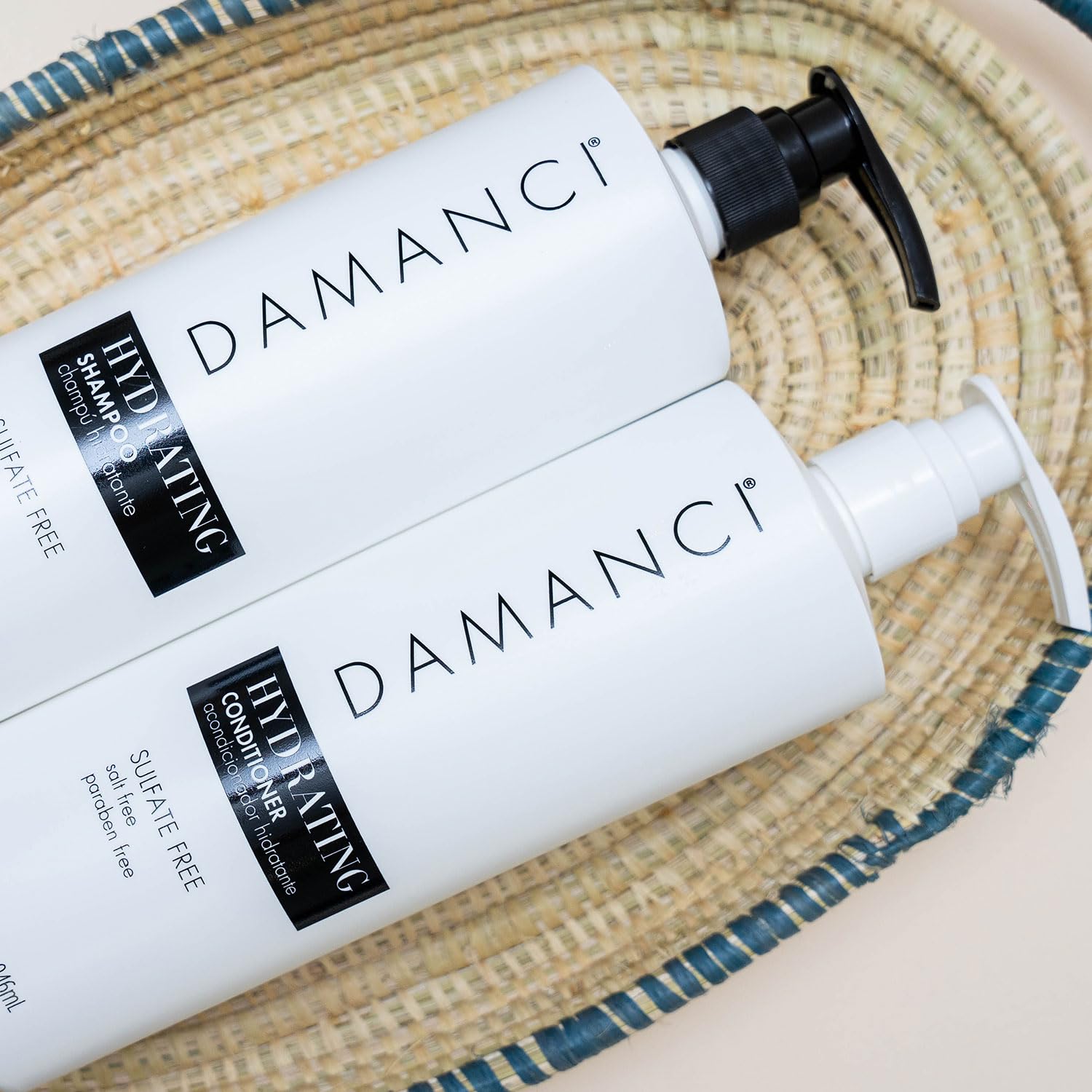 Hydrating Salt-Free Shampoo for Frizzy Hair - Sulfate & Paraben Free Keratin Shampoo with Collagen, Olive, Coconut & Jojoba Oil - 32 oz Hair Repair Treatment for Dry, Damaged Hair - Perfect for Daily Use & Color-Treated Hair