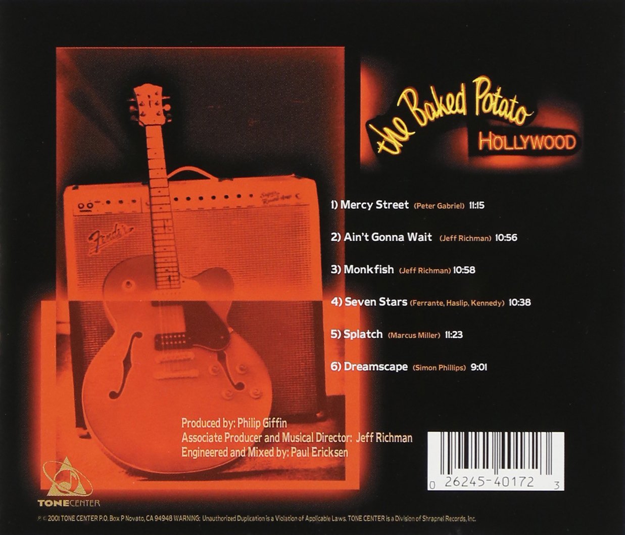 Live at the Baked Potato, Vol. 1 - Jazz Concert Album | Live Performance Recording | Perfect for Jazz Lovers & Music Collectors