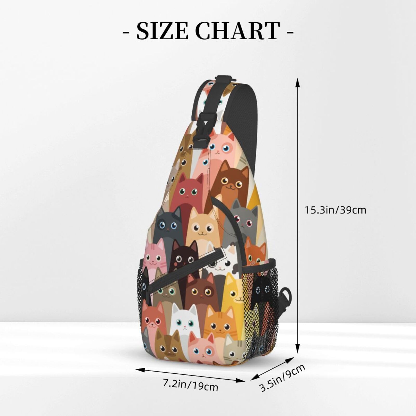 VOOHDDY Crossbody Sling Bag for Women & Men - Travel, Hiking & Daily Use