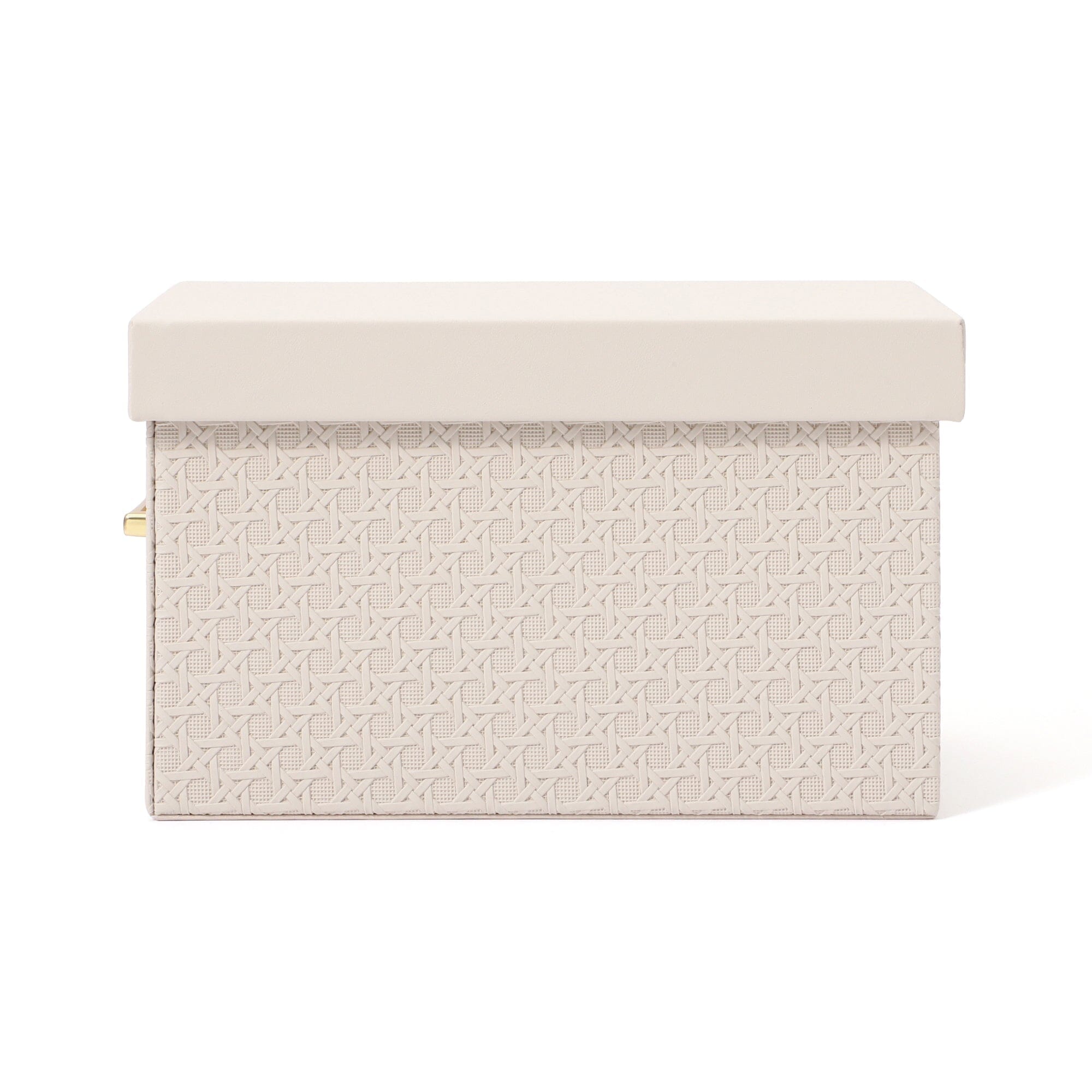 Elegant Small Ivory Embossed Jewelry Box - Perfect for Gift Giving, Wedding Favors & Home Decor Storage