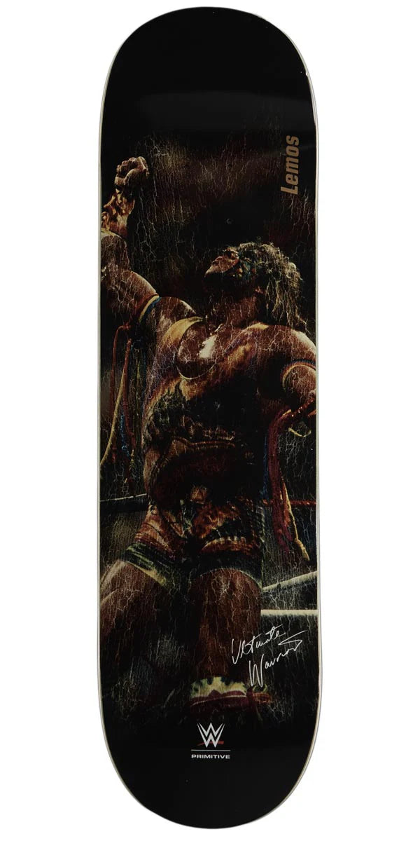 Primitive X WWE Lemos Ultimate Warrior Skateboard Deck 8.25