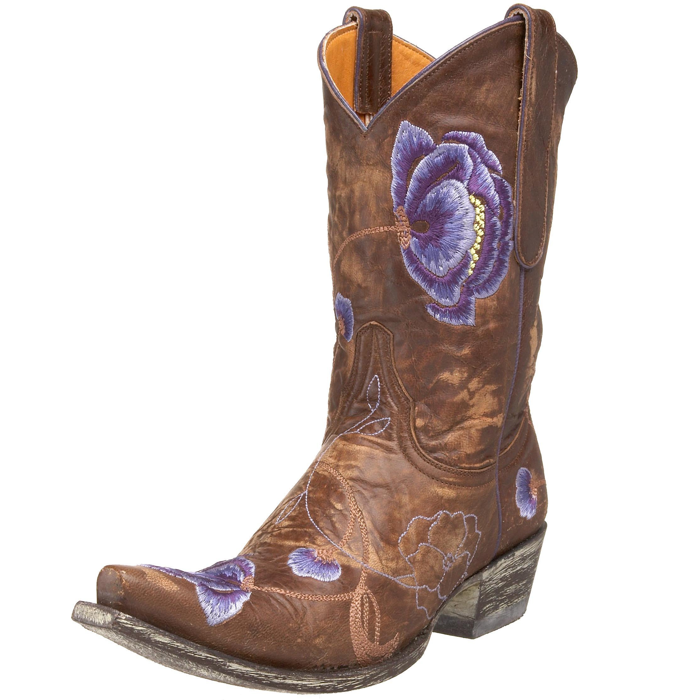 Old Gringo Women's Marsha Boot - Western Cowgirl Ankle Boots with Leather & Embroidery | Perfect for Country Dancing, Rodeo, and Casual Outfits