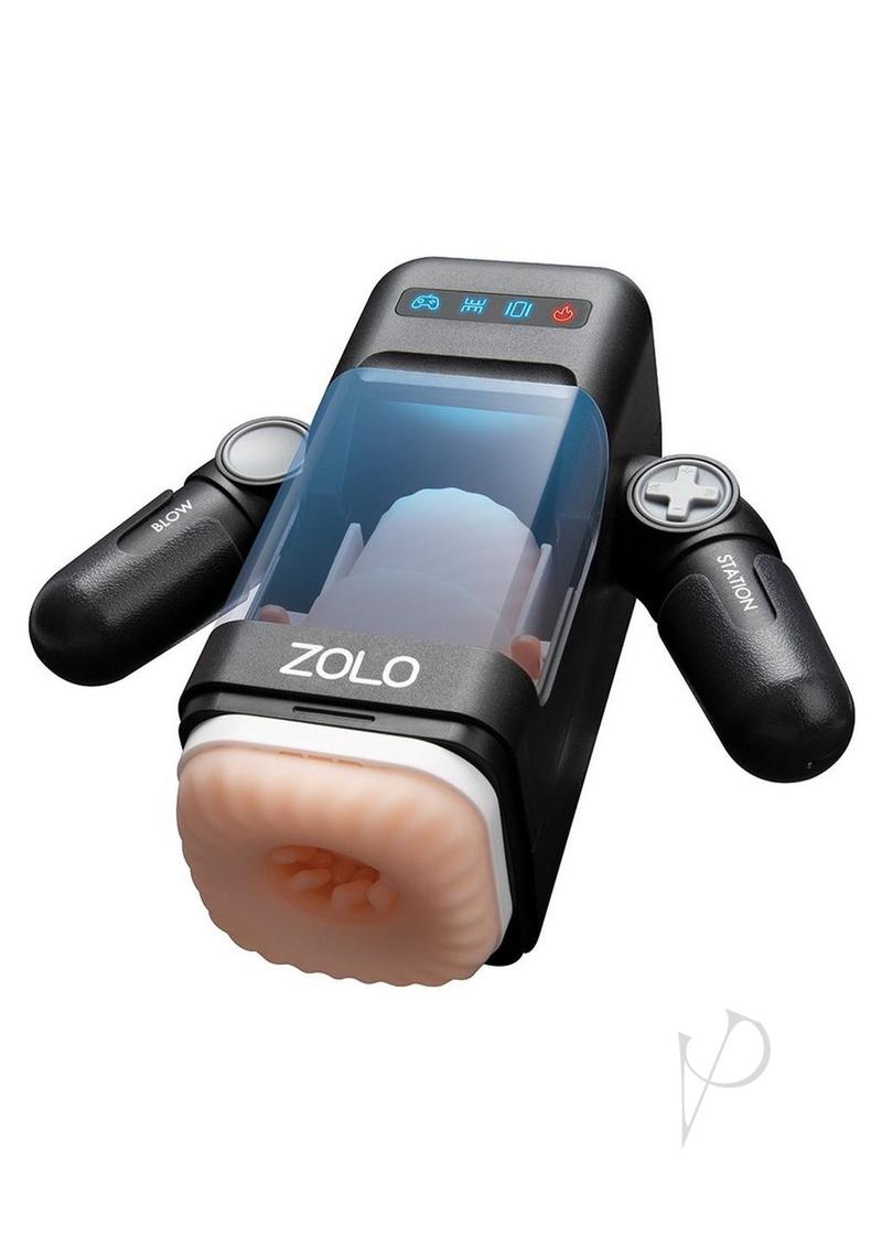 Rechargeable Blowstation Masturbator for Men - Black | Portable & Discreet Adult Toy for Solo Pleasure at Home or Travel