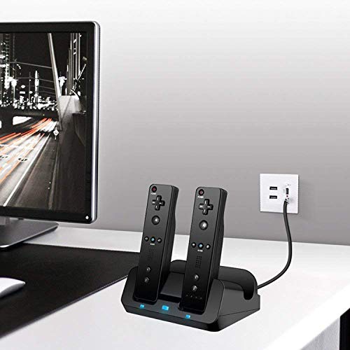3-in-1 Charging Dock Station for Wii U Gamepad - Fast Charging Stand with LED Indicator | Perfect for Gaming Setup & Home Entertainment System