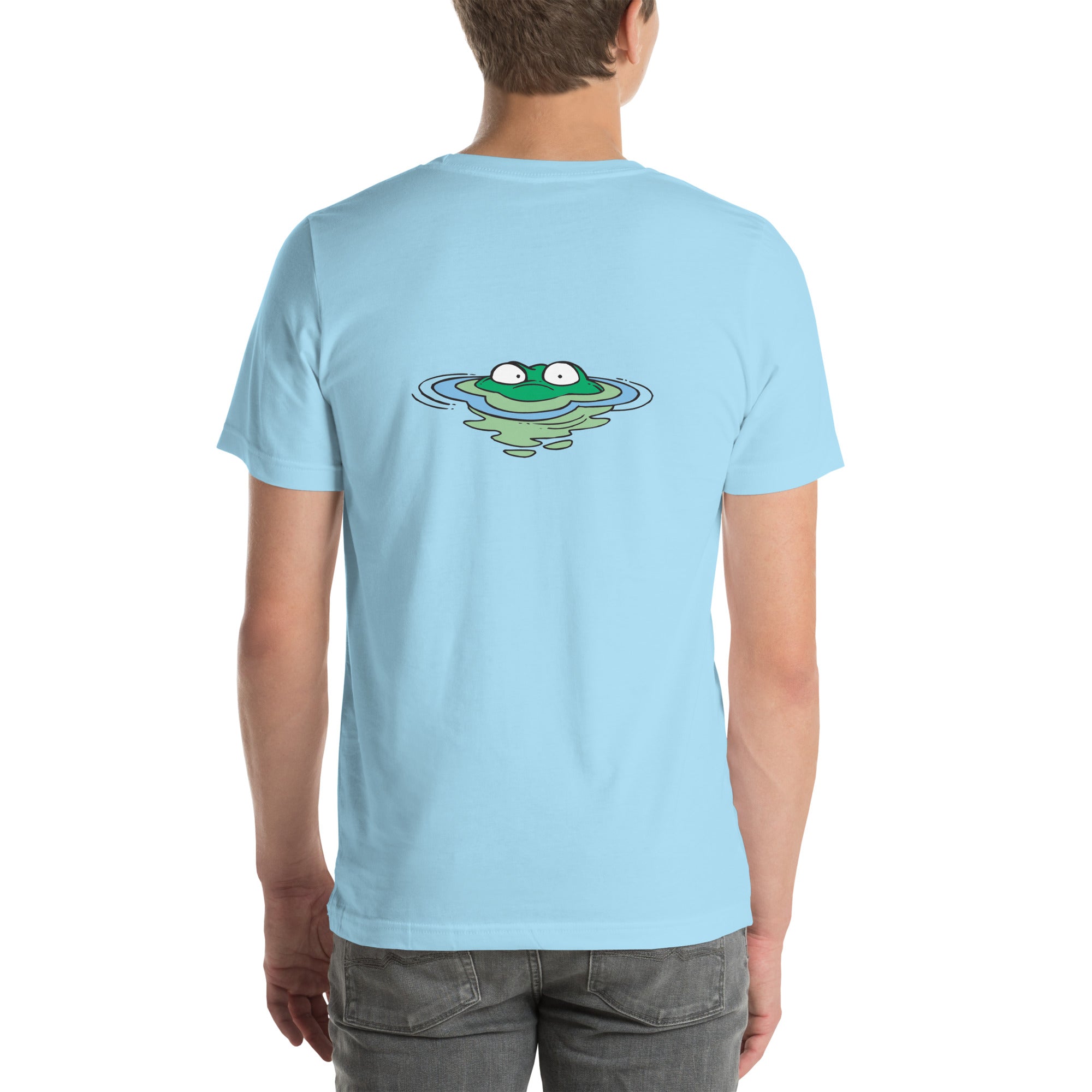 Frog Head in Water Unisex T-Shirt | Bart's Water Sports | Fun Graphic Tee for Swimming, Fishing & Outdoor Activities