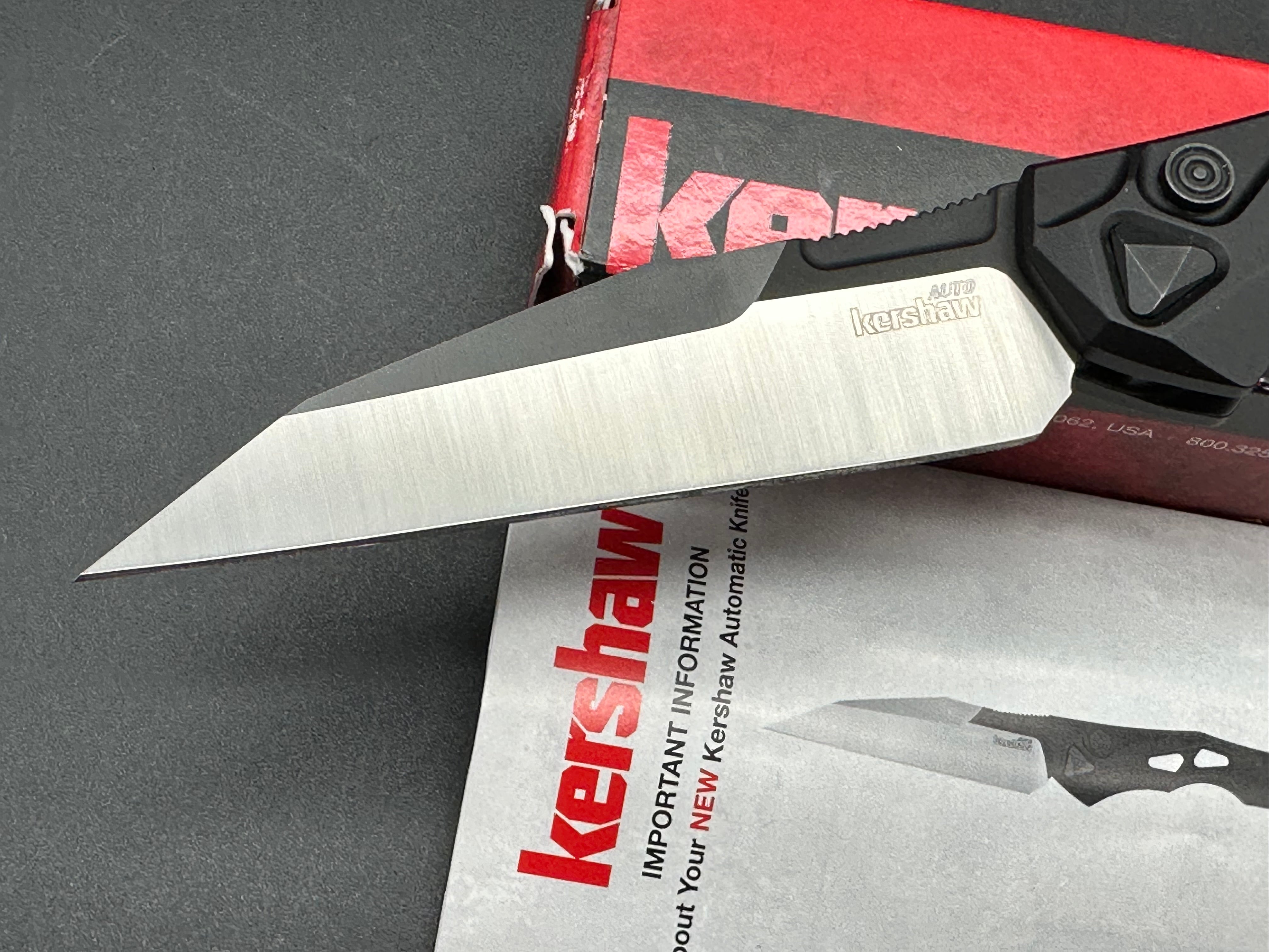 Kershaw Launch 13 Automatic Knife - Black Two-Tone 3.5