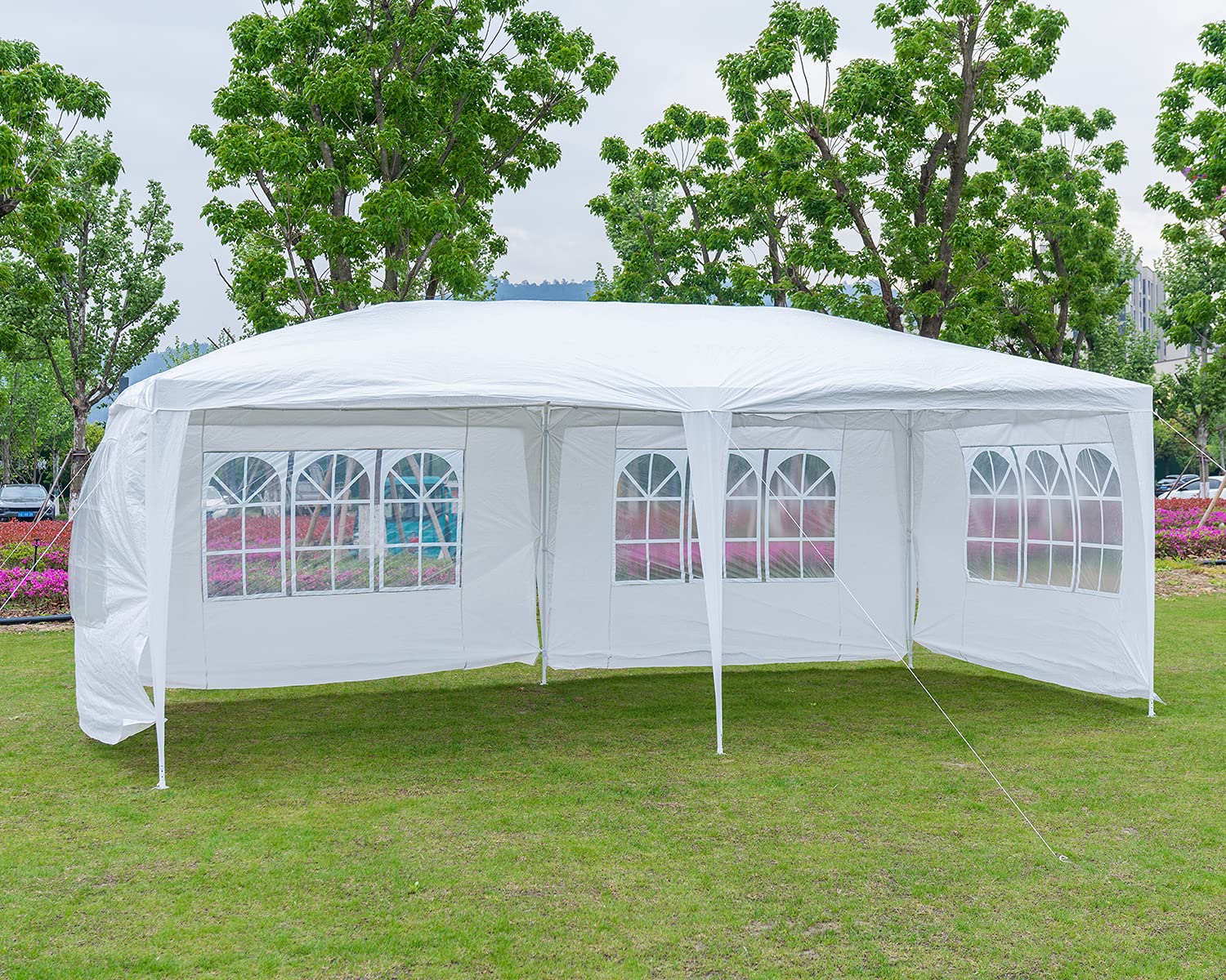10'x20' Outdoor Canopy Tent for Parties, Weddings & Events - Waterproof Garden Gazebo Pavilion with Sidewalls - Perfect for Backyard, Catering & Outdoor Gatherings
