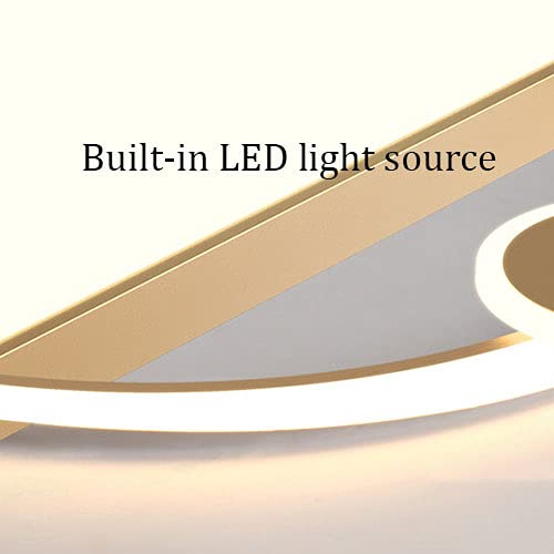 LED Flush Mount Ceiling Light - Modern Dimmable Ceiling Lamp with 3 Color Temperatures (3000K/4000K/6000K), Metal & Acrylic Shade, Ultra-Thin Close-to-Ceiling Design - Perfect for Bedroom, Living Room, Kitchen, and Hallway Lighting