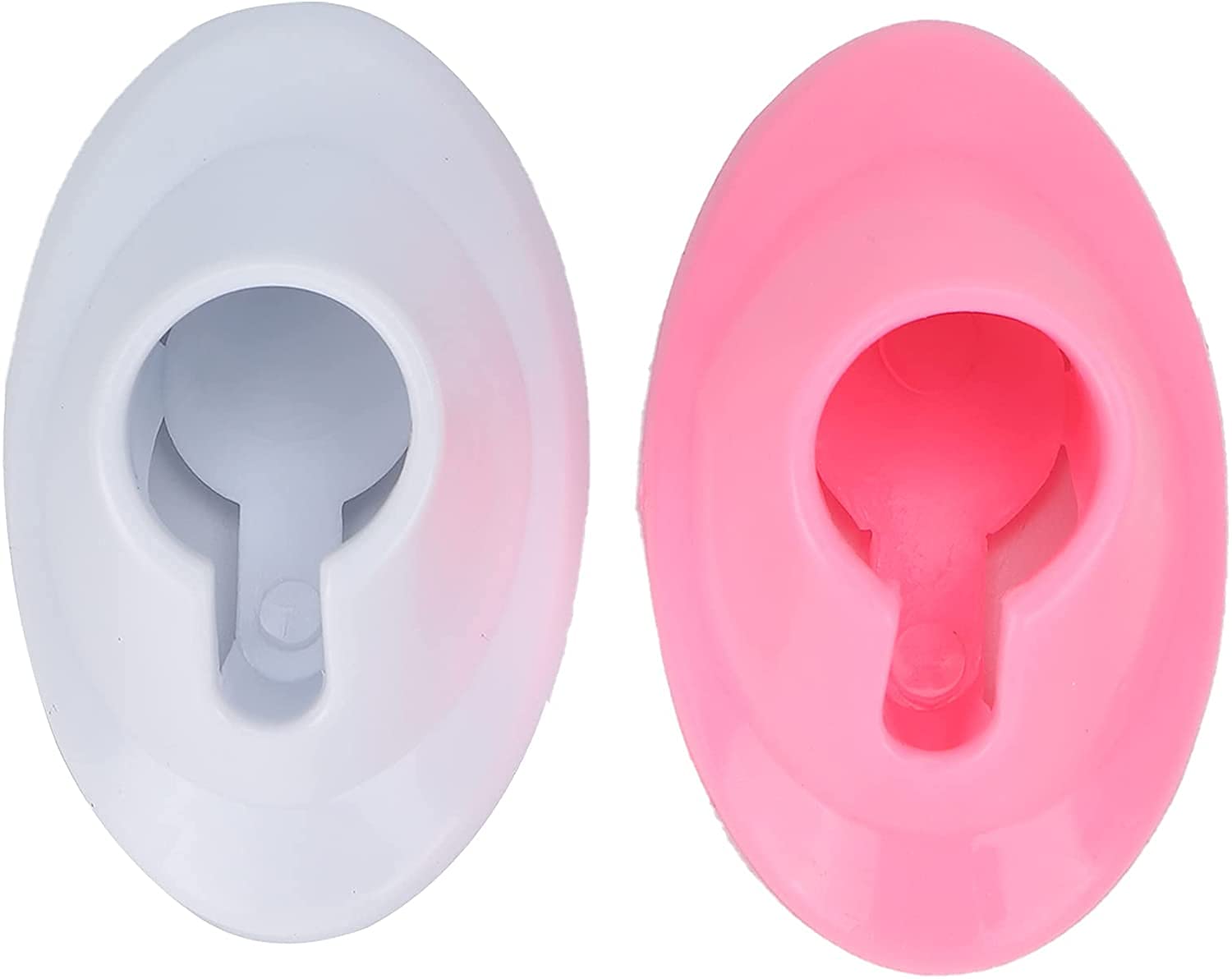 2-Pack Soft Rubber Nail Polish Bottle Holder - Anti-Spill Nail Art Organizer Stand for Salon & Home Manicure - Durable Polish Display Rack for Nail Artists & DIY Enthusiasts - Perfect for Salon Organization & Home Nail Care